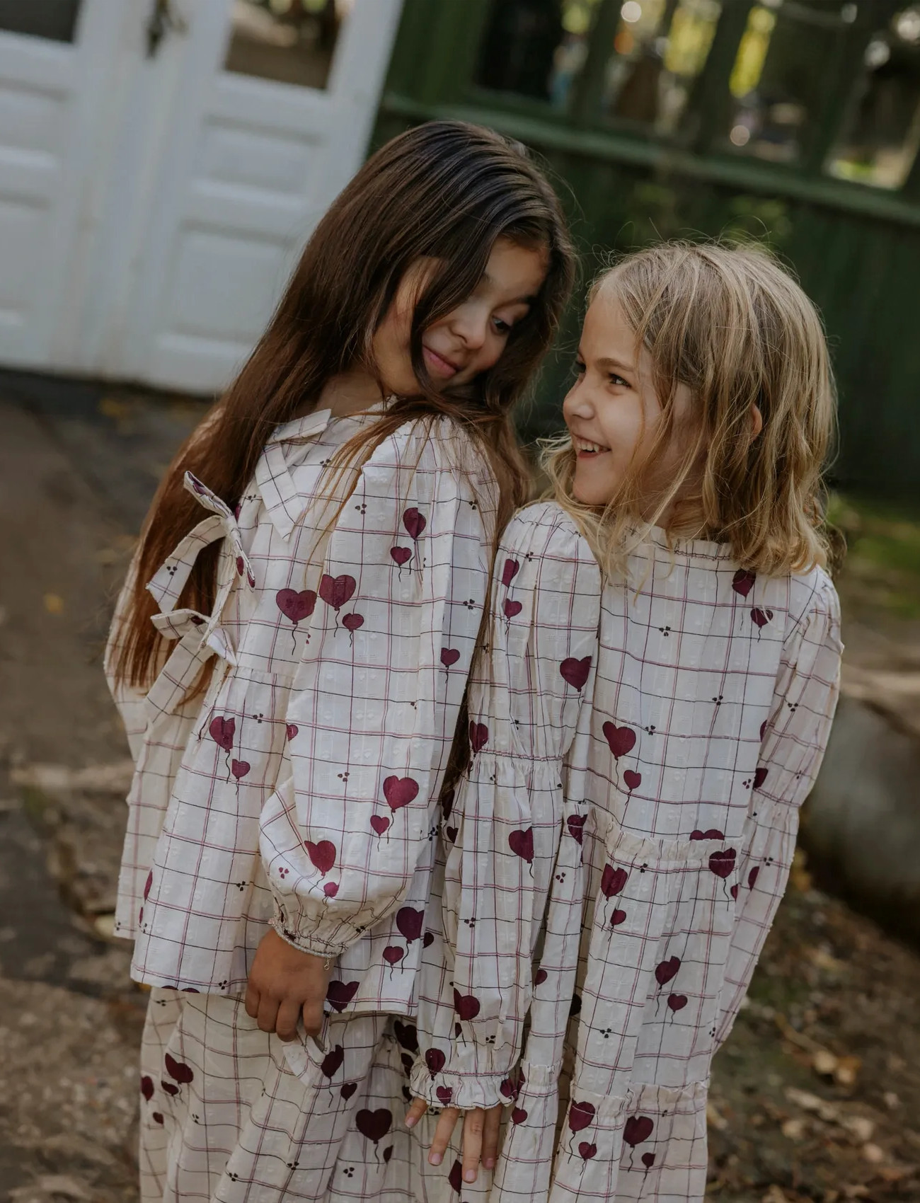 Fliink Ilove Dress, 110, Cream, Fritidskjoler > Fritidskjoler Med Lange Ærmer, Børn