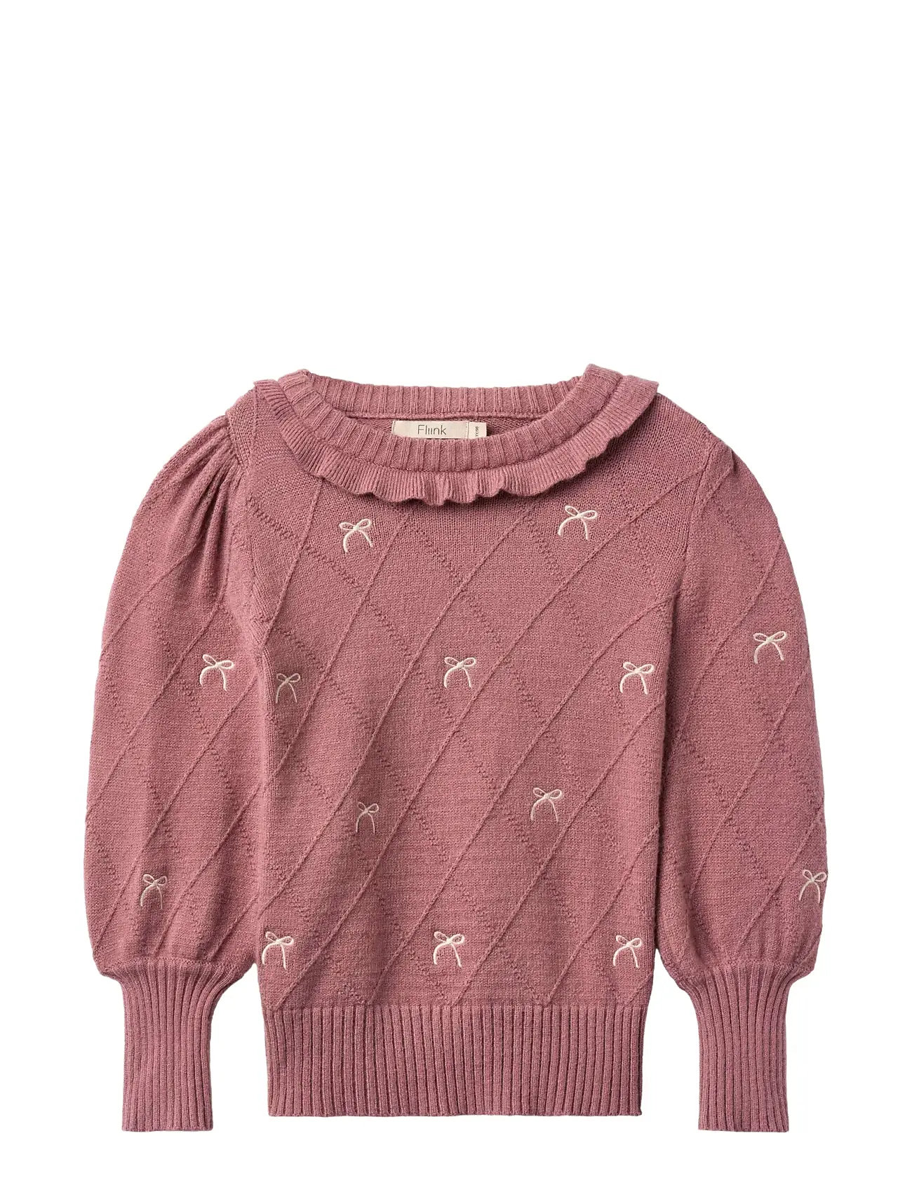 Fliink Alon Bow Blouse, 2 Y, Pink, Overdele > Bluser & Tunikaer, Børn
