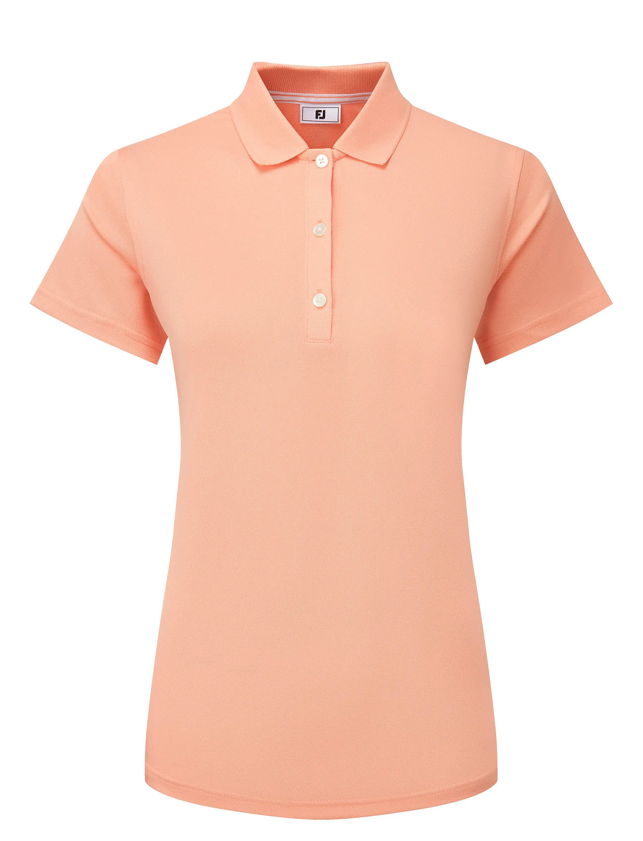 FOOTJOY Stretch Pique Solid Orange - XS - Damen