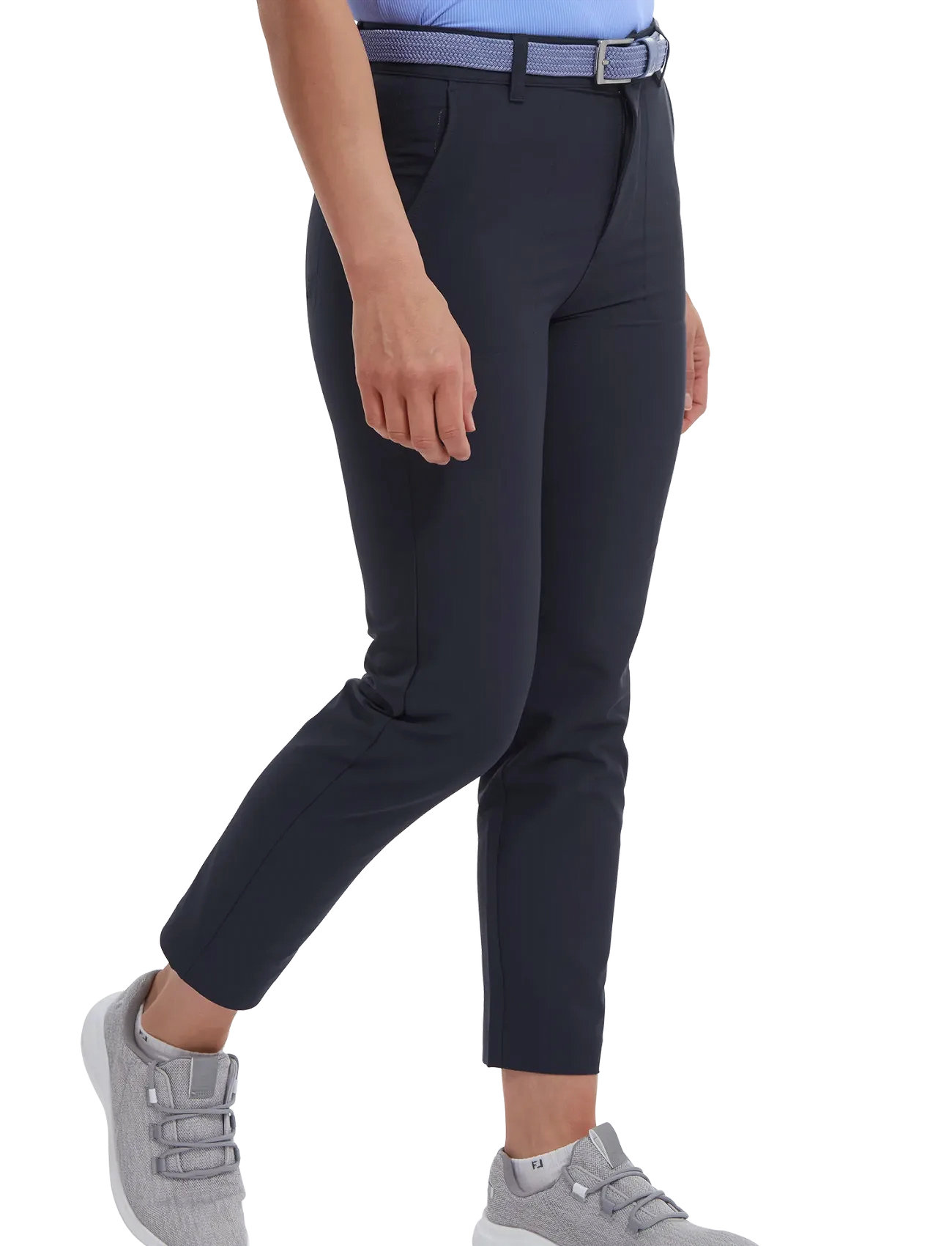 FootJoy Cropped Trouser, M, Navy, Sport Pants > Sport Golf Pants, Dame
