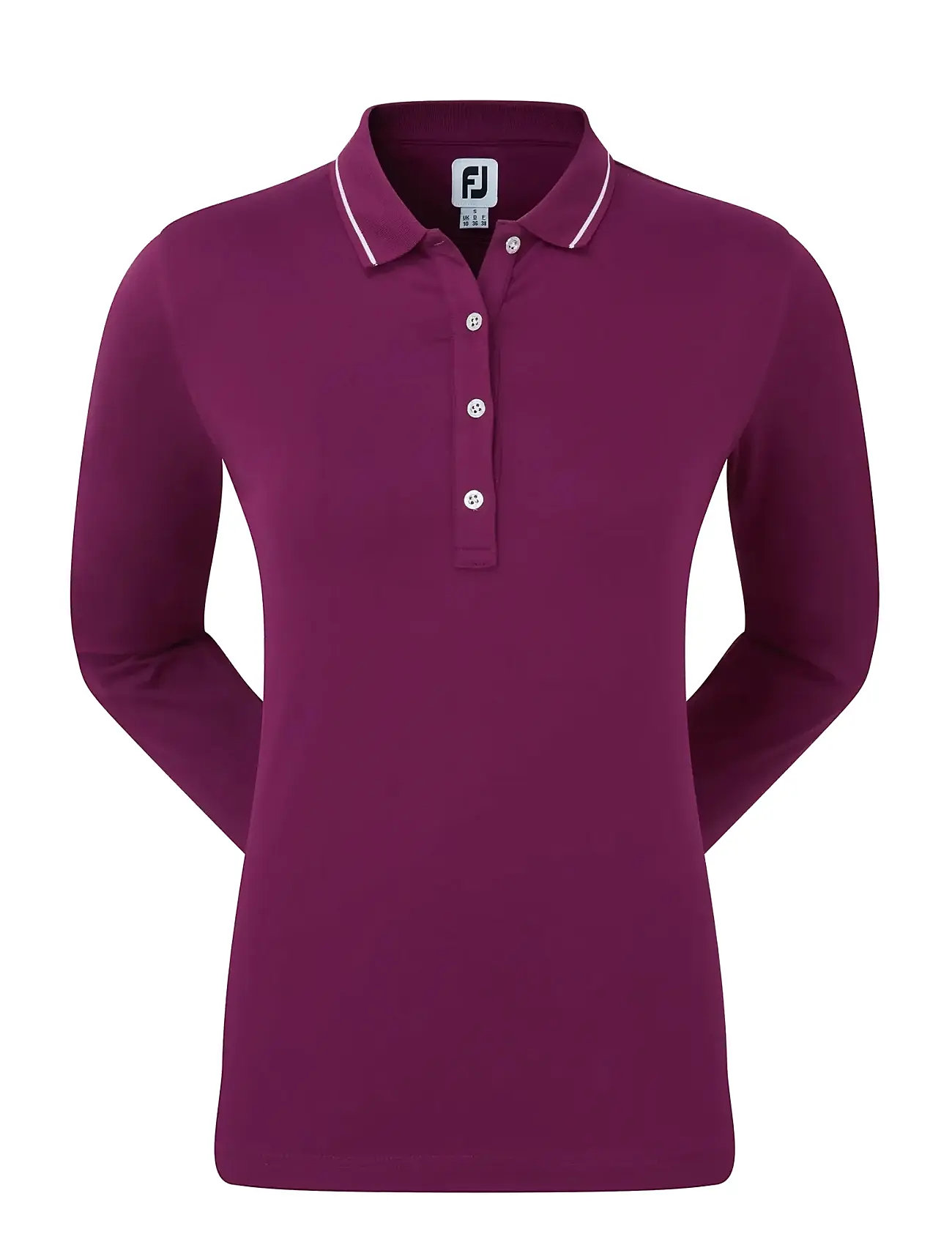 FootJoy Thermal Long Sleeve Shirt, S, Purple, Sports Overdele & T-shirts > Sport Polos, Dame