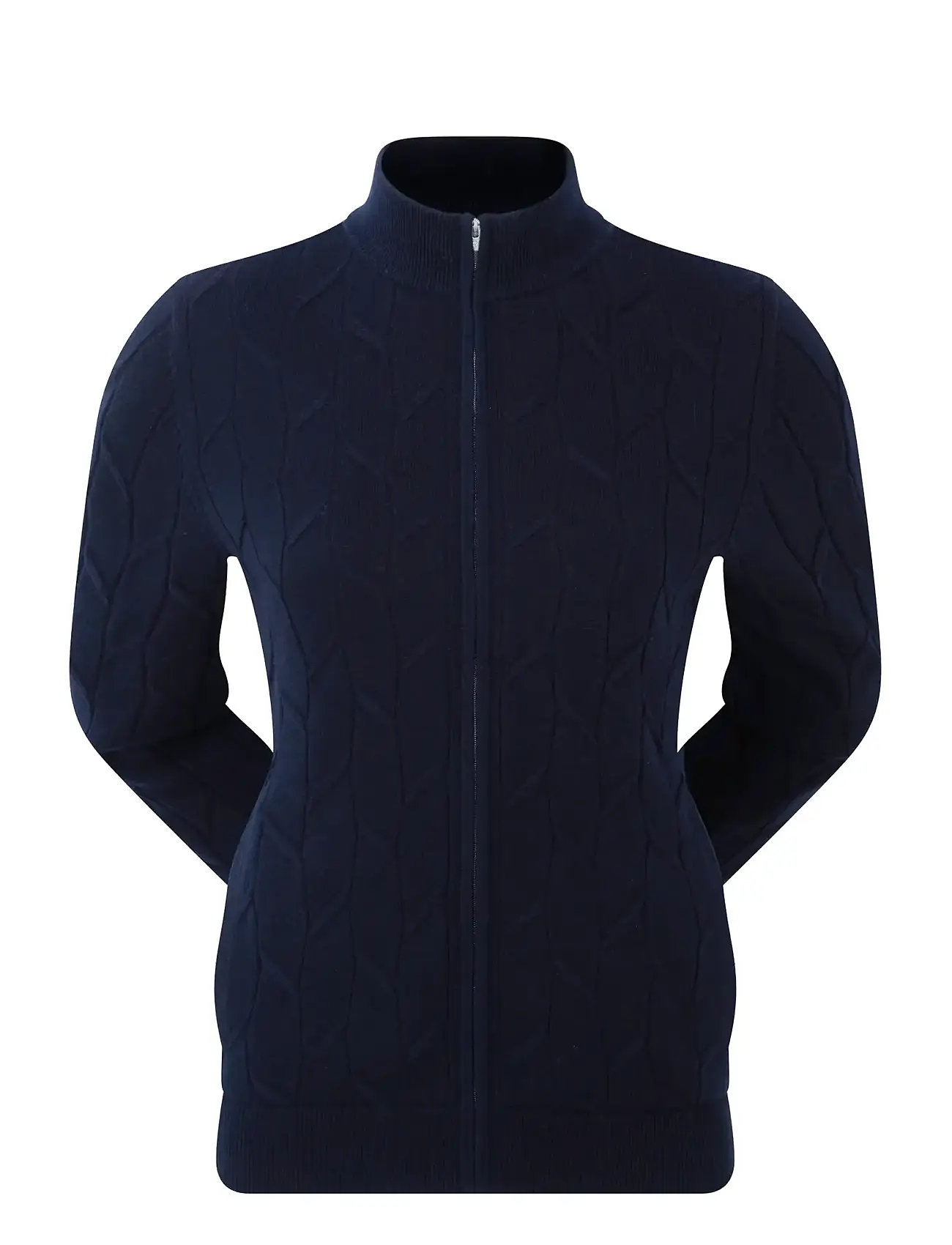 FOOTJOY Full-Zip Lined Pullover Navy - M - Damen
