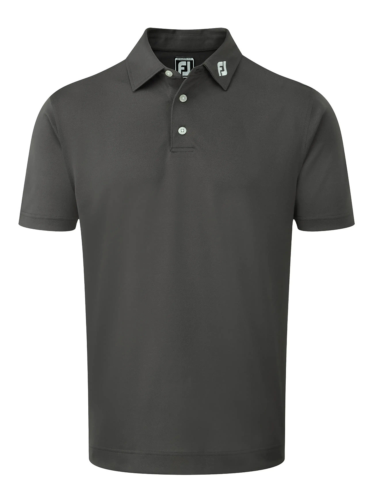 FOOTJOY Stretch Pique Solid Grau - M - Herren