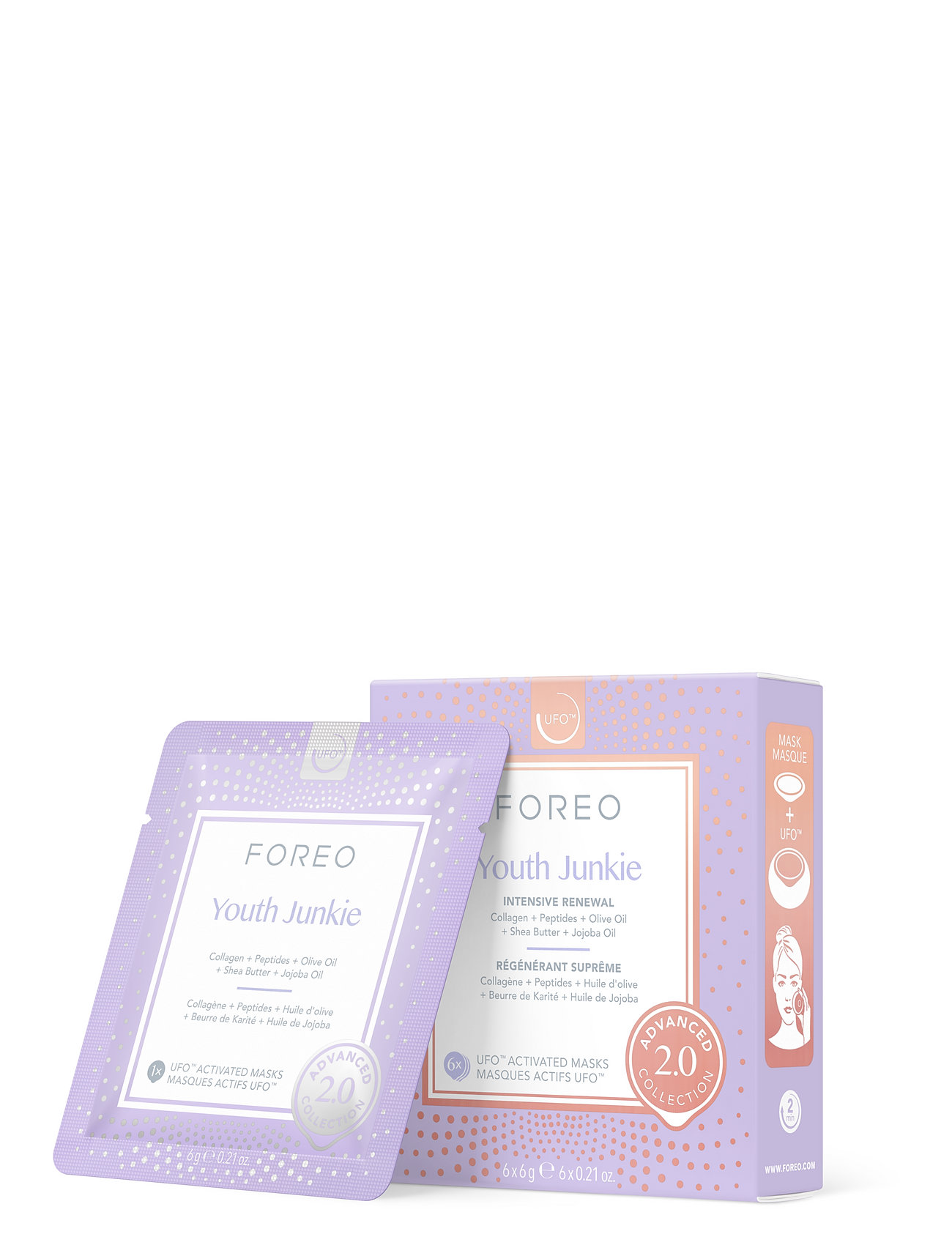Youth Junkie 2.0 Ufo™ Mask Beauty Women Skin Care Face Face Masks Anti-age Masks Nude Foreo