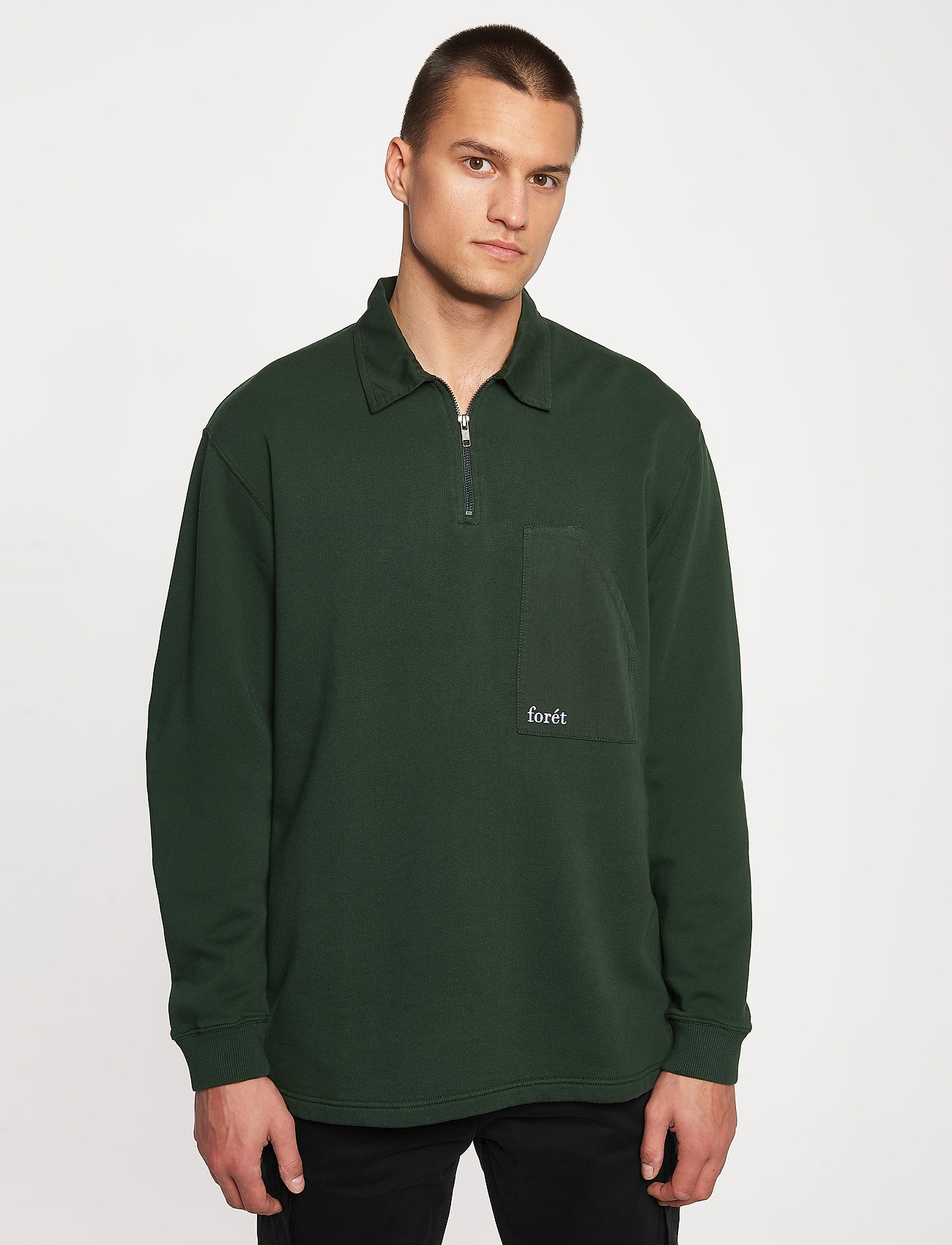 Foret Cobra Half Zip Sweatshirt Light Jackets Boozt Com