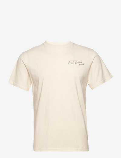 GRAVEL T-SHIRT - SAGE/WHITE - t-shirts - cloud/sage