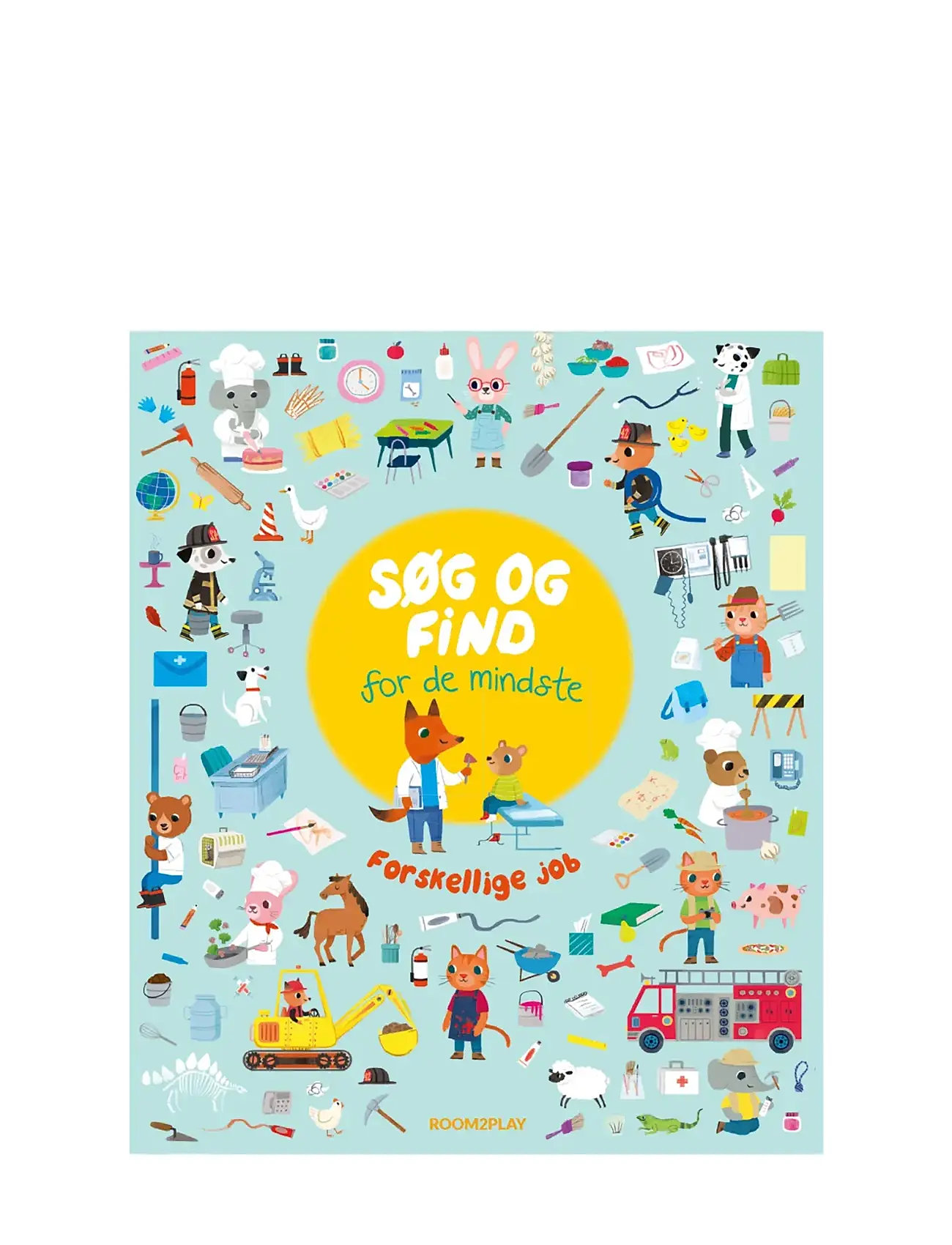 Forlaget Room2Play Search And Find - Jobs (Danish), DANISH, Multi/patterned, Spil > Pædagogiske Spil, Børn