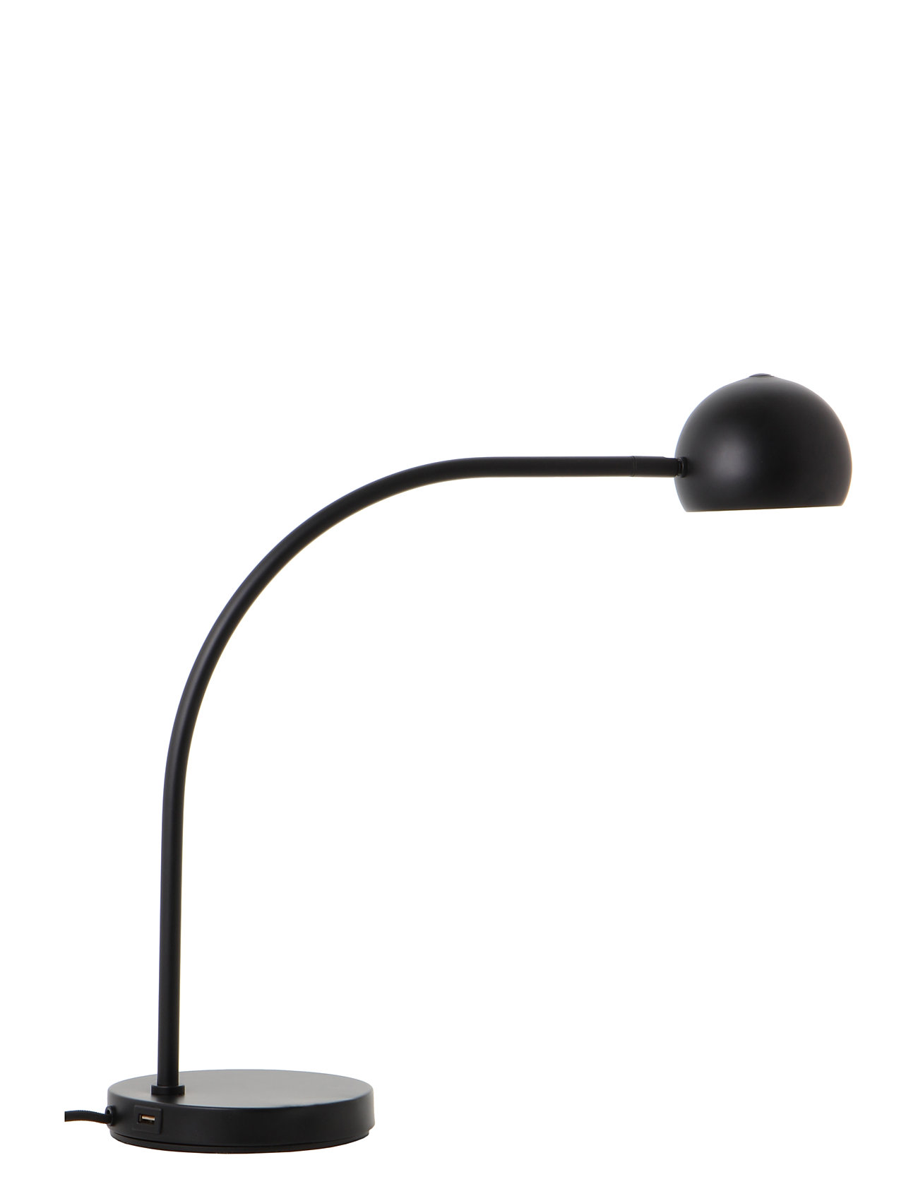 Ball Led Table With Usb Home Lighting Lamps Table Lamps Black Frandsen Lighting