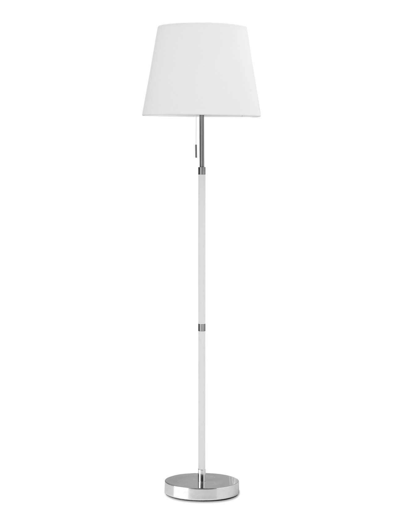 Venice Floor Chrome/White Home Lighting Lamps Floor Lamps White Frandsen Lighting