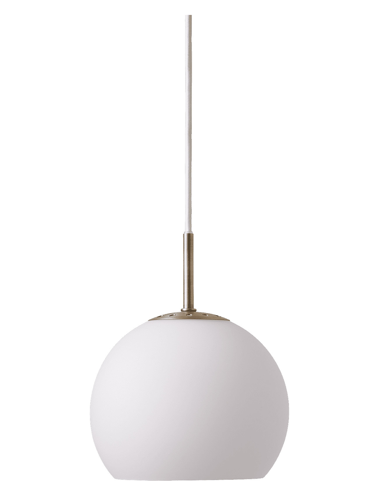 Frandsen Lighting Ball Glass Pendant Ø18 Eu Vit