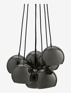 Multi Ball Pendant - pendant lamps - black chrome
