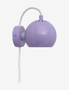 New Ball Wall Lamp EU - vegglamper - glossy purple