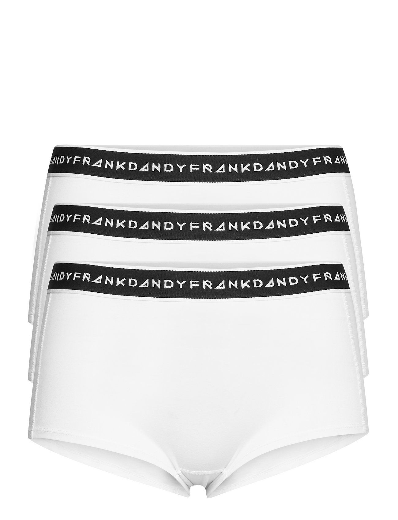 Bo.3p Women'S Basic Boxer Alushousut Brief Tangat Valkoinen Frank Dandy