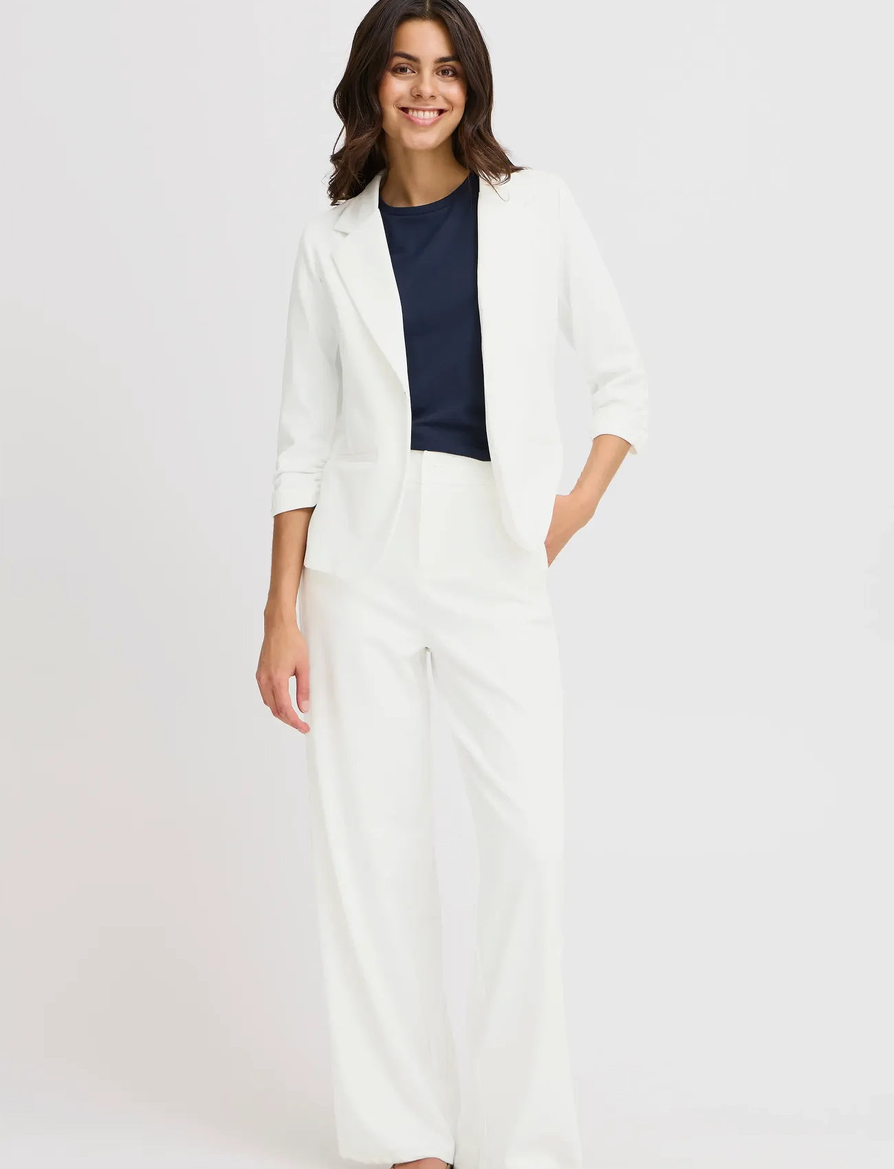 Fransa Frzablazer 1 Blazer, XL, White, Blazere > Enkeltradede Blazere, Dame