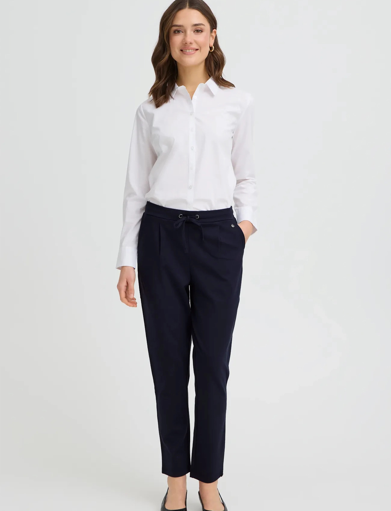Fransa Frzastretch 1 Pants, XXL, Blue, Bukser > Joggers, Dame