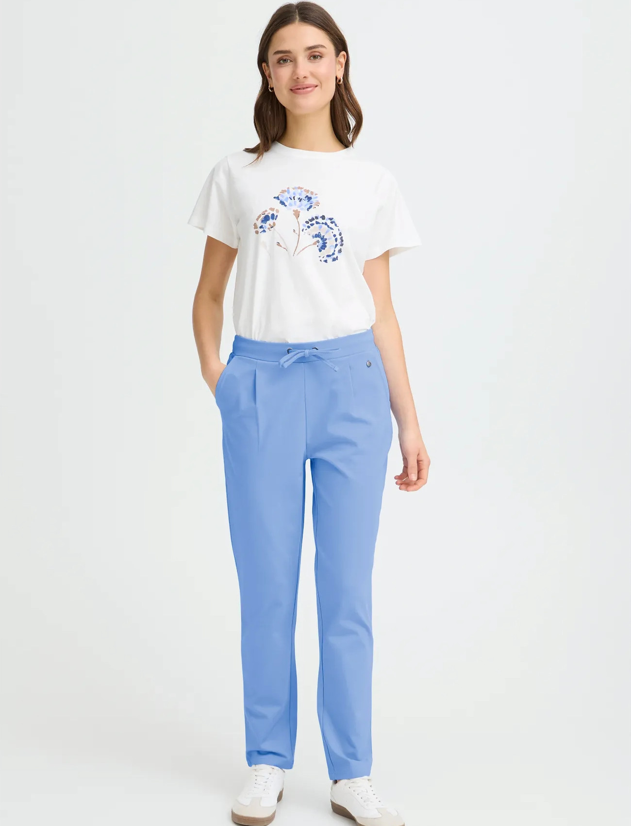 Fransa Frzastretch 1 Pants, XXL, Blue, Bukser > Joggers, Dame