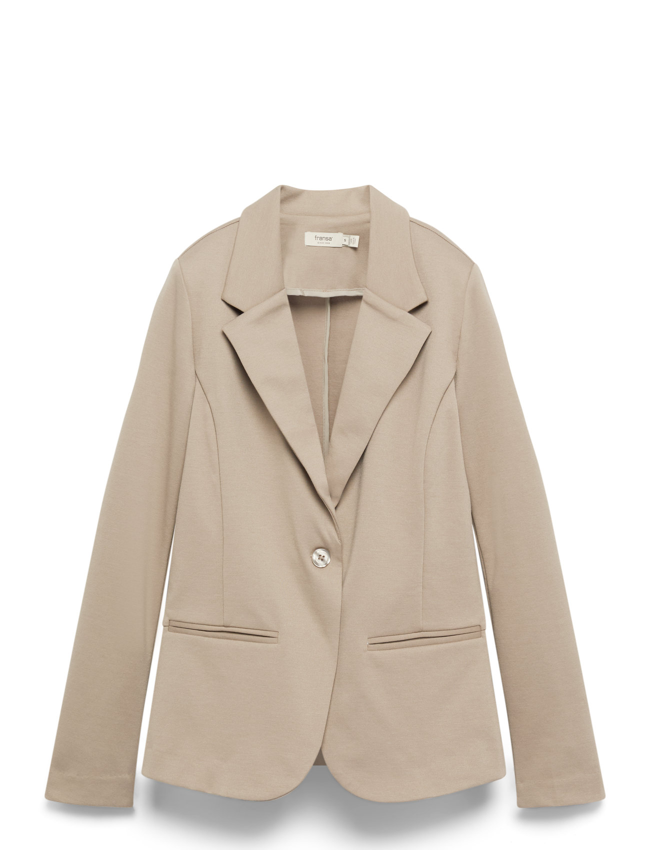 Fransa Frzablazer 2 Blazer, S, Beige, Blazere > Enkeltradede Blazere, Dame