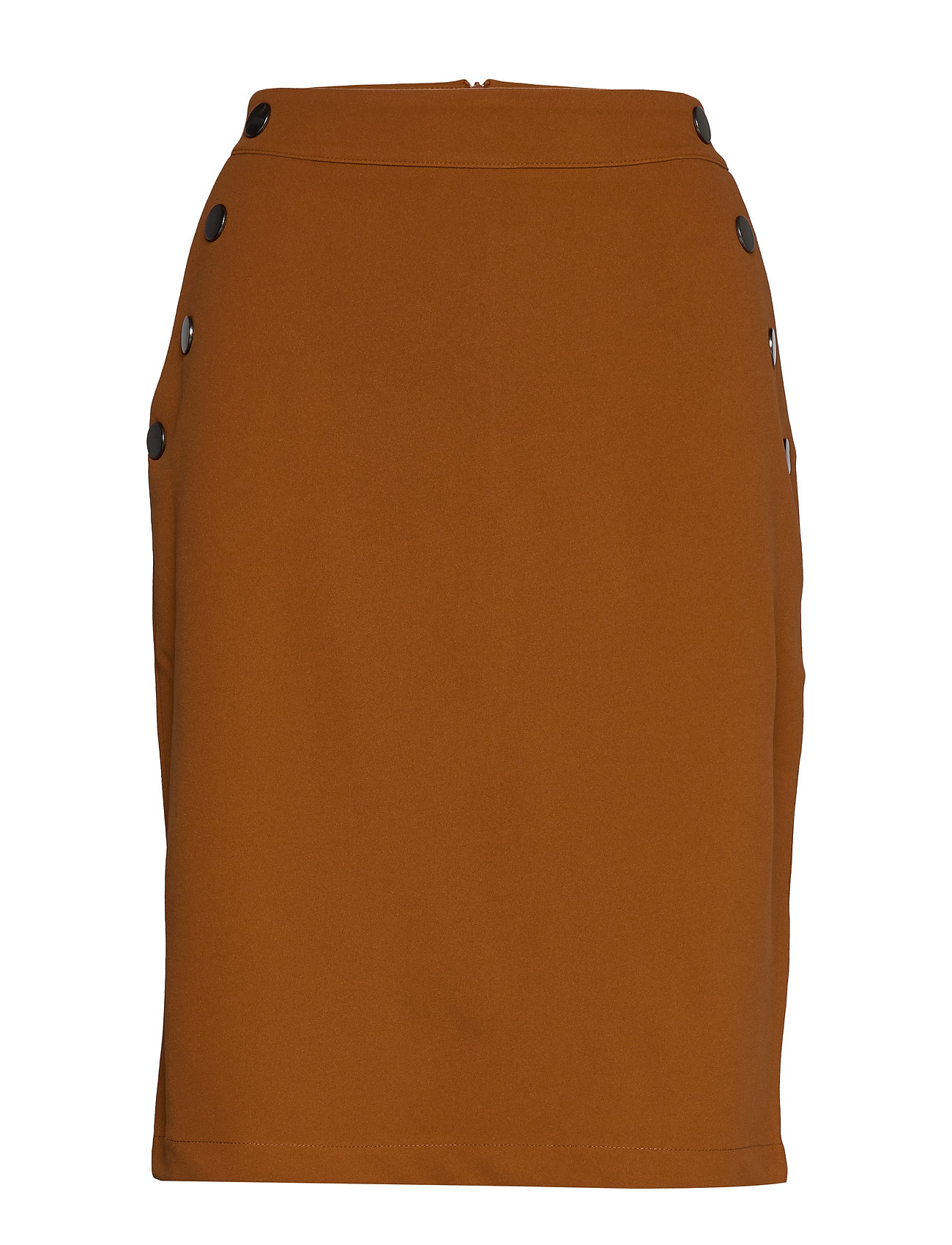 Fransa Frgisuit 2 Skirt Knälång Kjol Brun [Color: CARAMEL CAFé ][Sex: Women ][Sizes: 36,40 ]