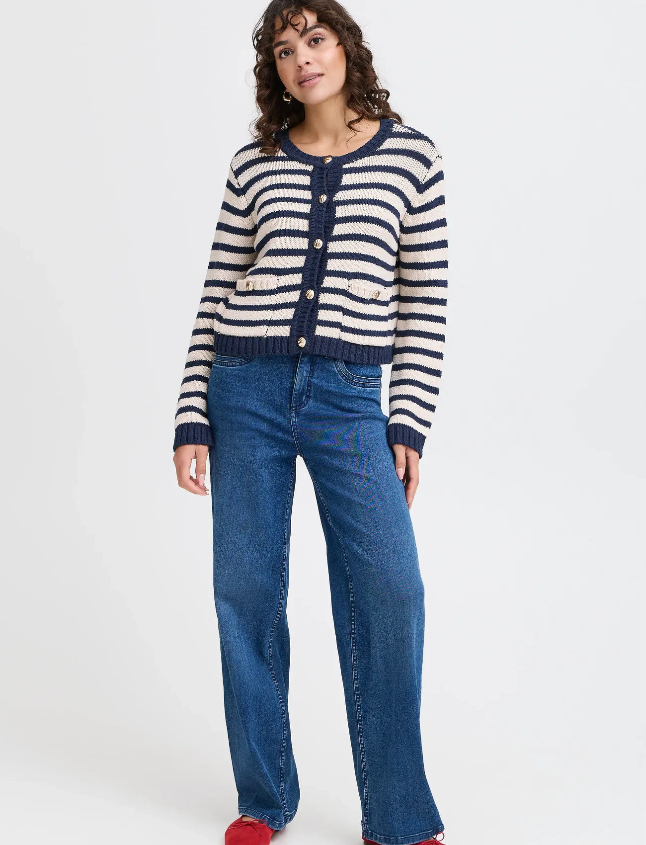 Fransa Frbelinda Car 1, XL, Multi/patterned, Strik > Cardigans, Dame