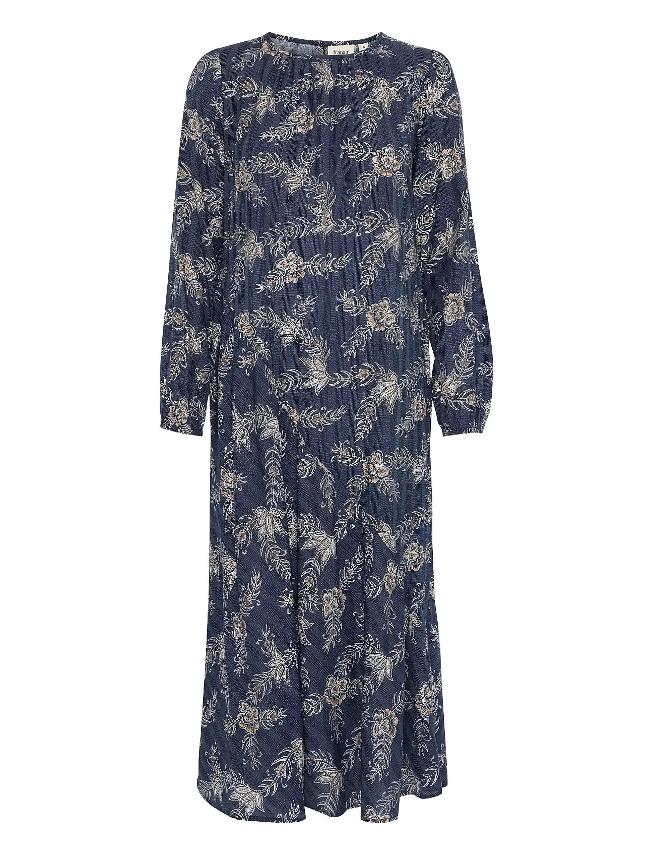 Frlela Dr 1 Knelang Kjole Navy Fransa