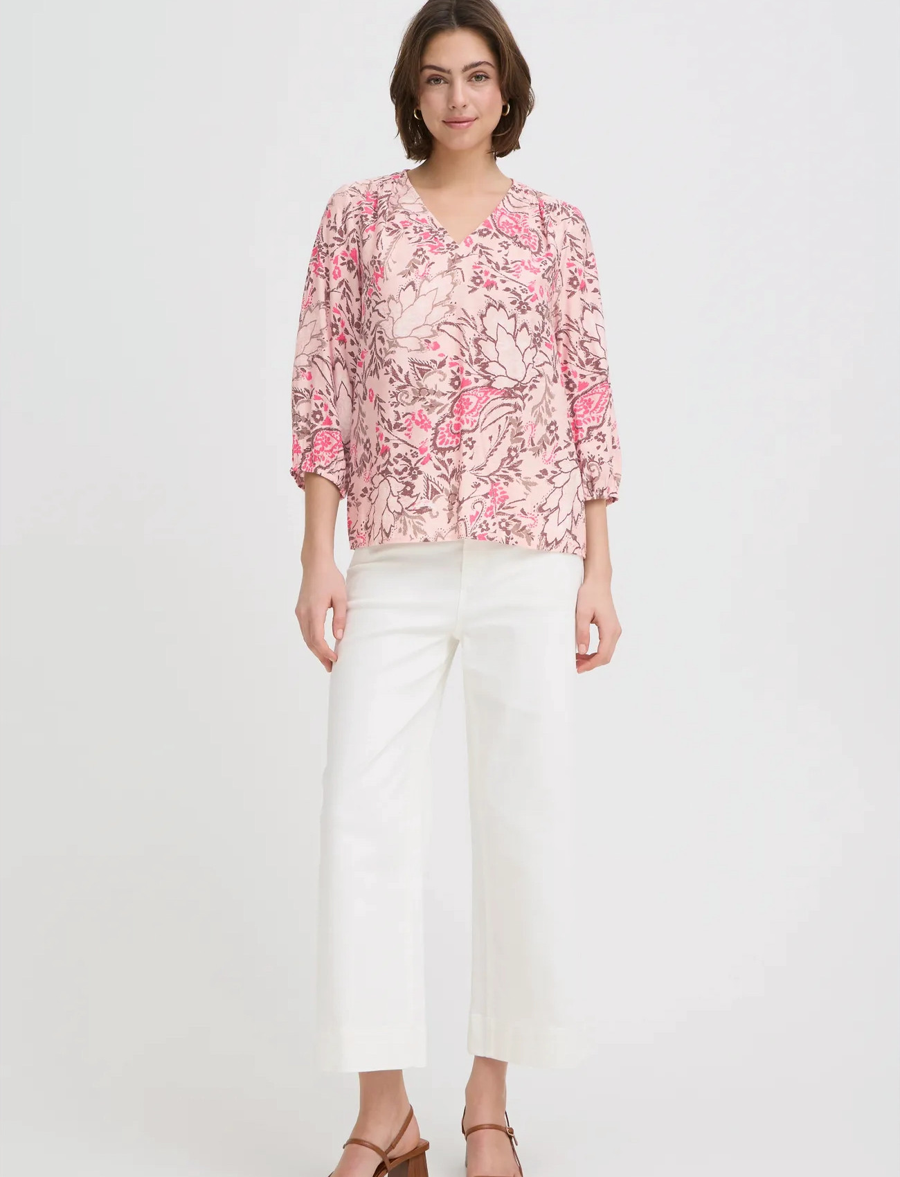 Fransa Frariana Bl 6, XS, Pink, Bluser > Langærmede, Dame