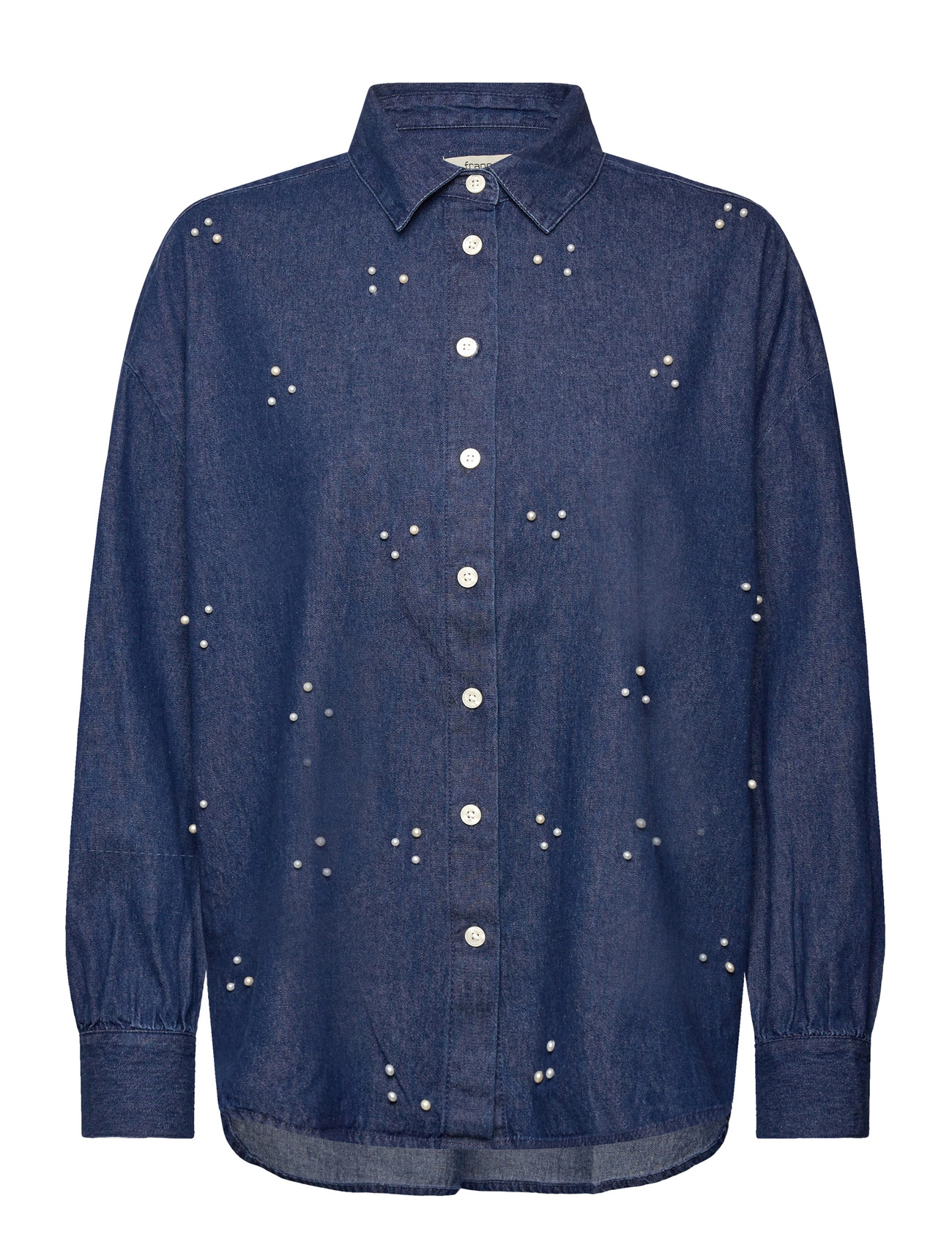Fransa Frcalantha Sh 1, L, Blue, Skjorter > Langærmede, Dame