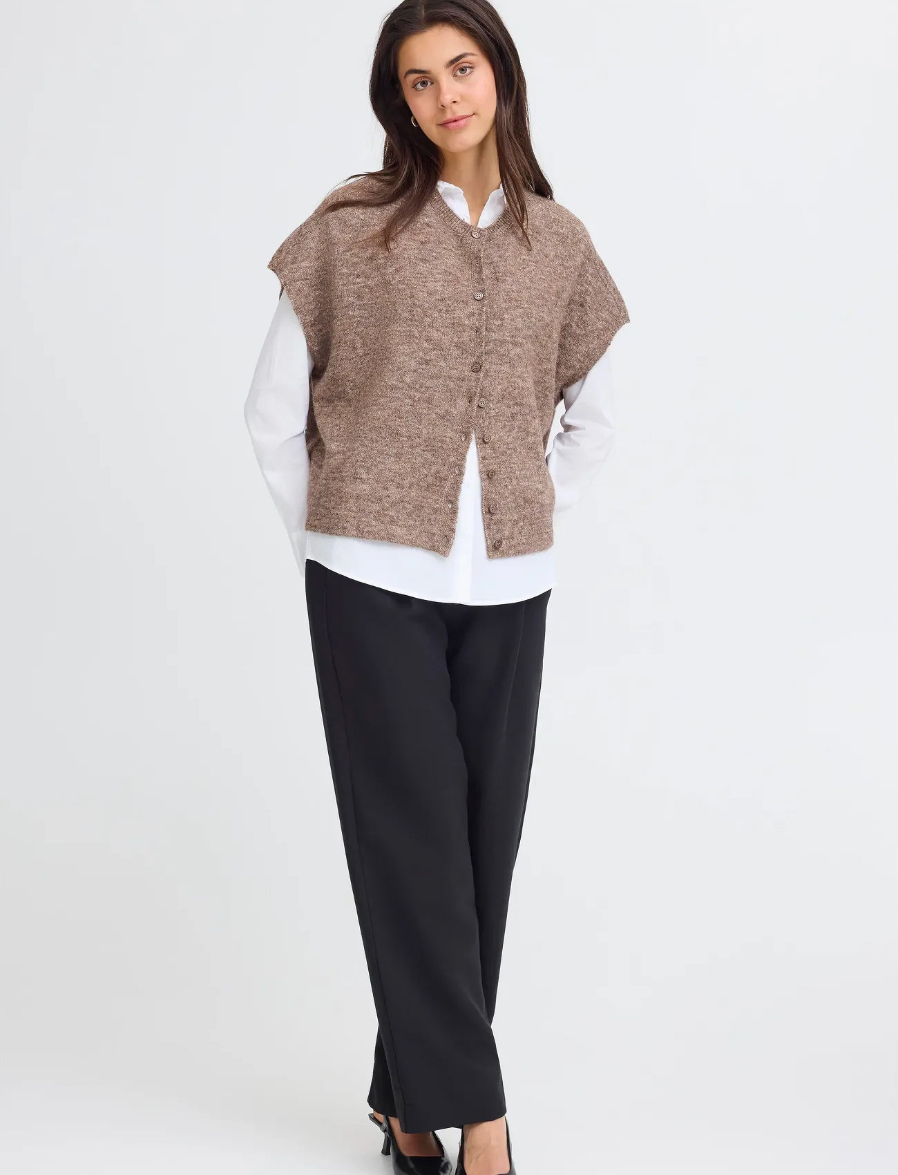 Fransa Frsanny Car 5, XS/S, Brown, Strik > Cardigans, Dame
