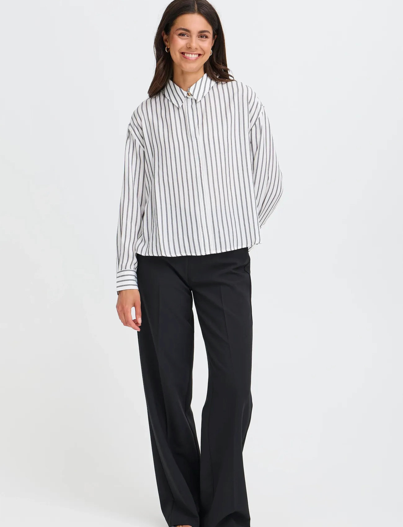Fransa Frviolet Sh 1, XXL, Grey, Skjorter > Langærmede, Dame