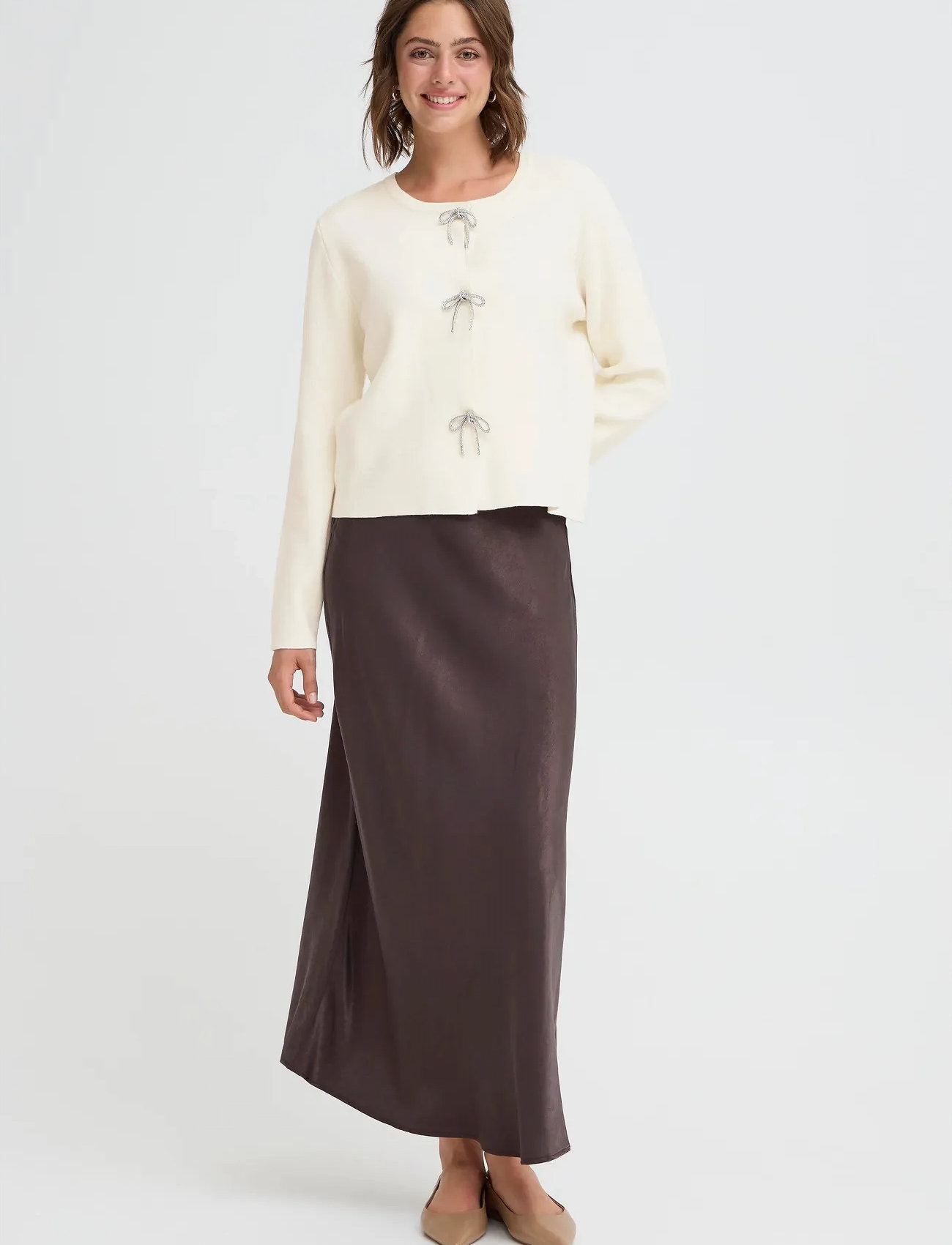 Fransa Frsally Car 6, XL, Cream, Strik > Trøjer, Dame
