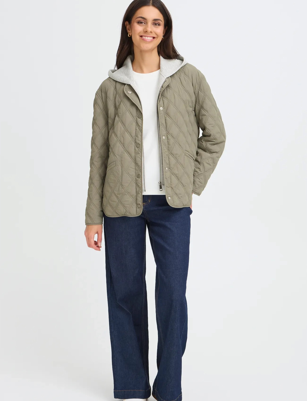Fransa Frpaityn Ja 1, XXL, Khaki green, Jakker > Vatteret Jakke, Dame