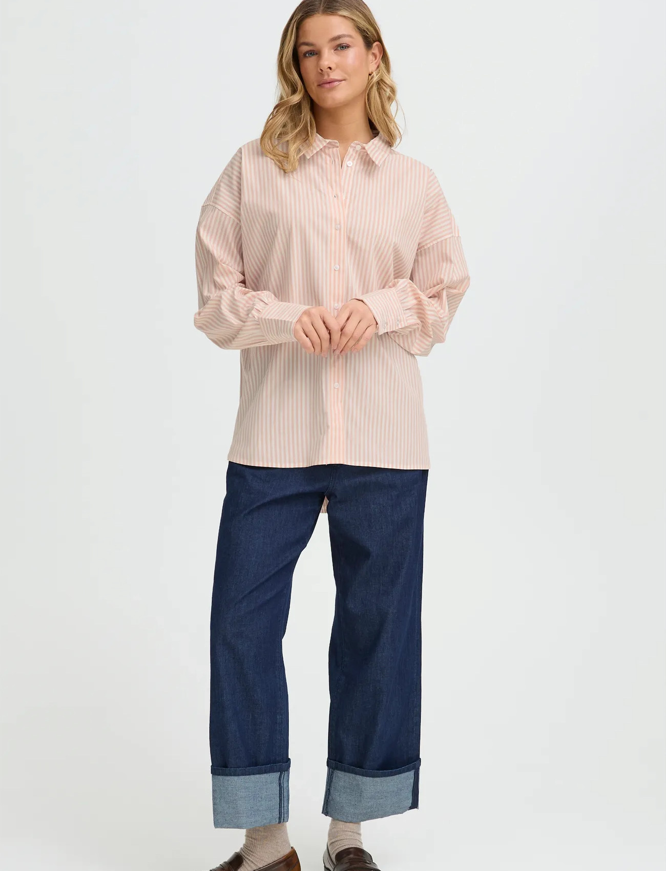 Fransa Frzashirt Sh 11, L, Pink, Skjorter > Langærmede, Dame