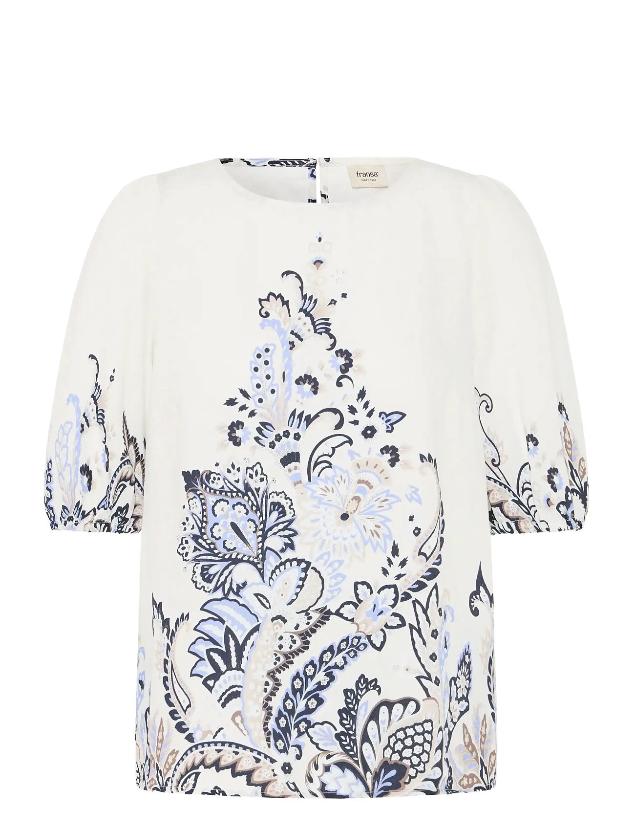 Fransa Fradara Bl 4, XXL, Cream, Bluser > Kortærmede, Dame