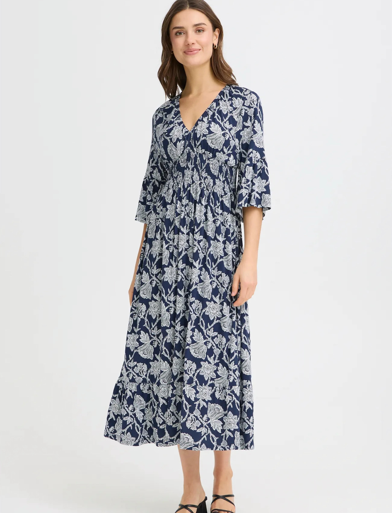 Fransa Framy Dr 3, S, Navy, Kjoler > Sommerkjoler, Dame