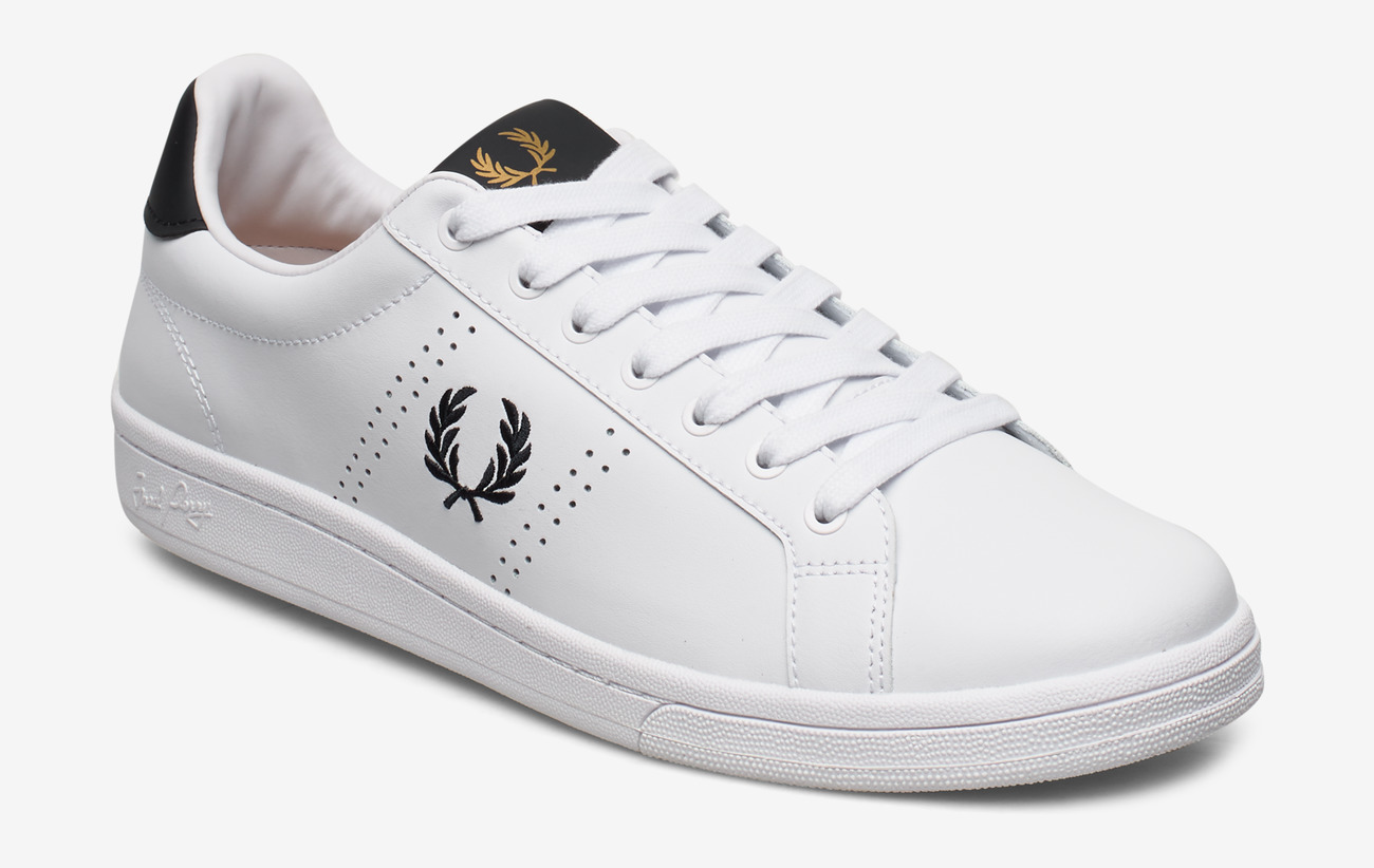 fred perry b721 leather white