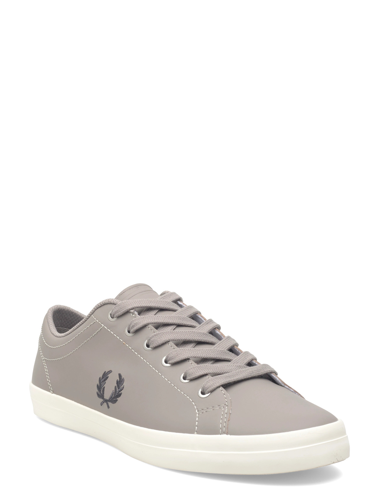 Fred Perry Baseline Leather, 41, Grey, Sneakers > Sneakers Med Lav Top, Herre