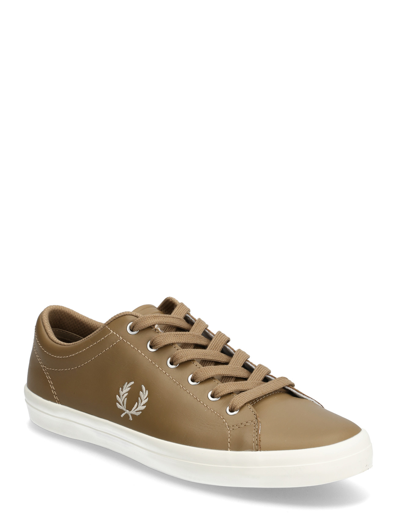 Fred Perry Baseline Leather, 47, Brown, Sneakers > Sneakers Med Lav Top, Herre