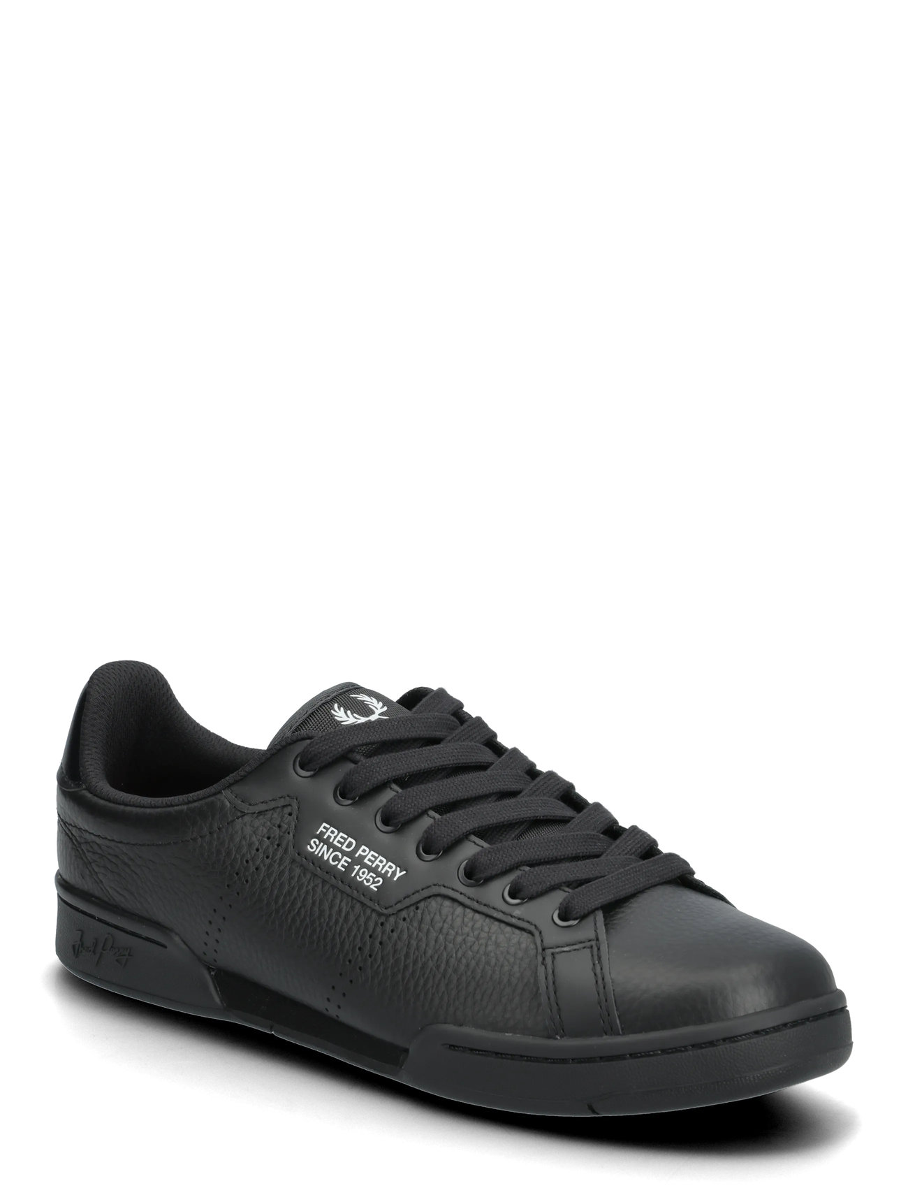 FRED PERRY B722 Textured Lthr/Snce1952 Schwarz - 42 - Herren