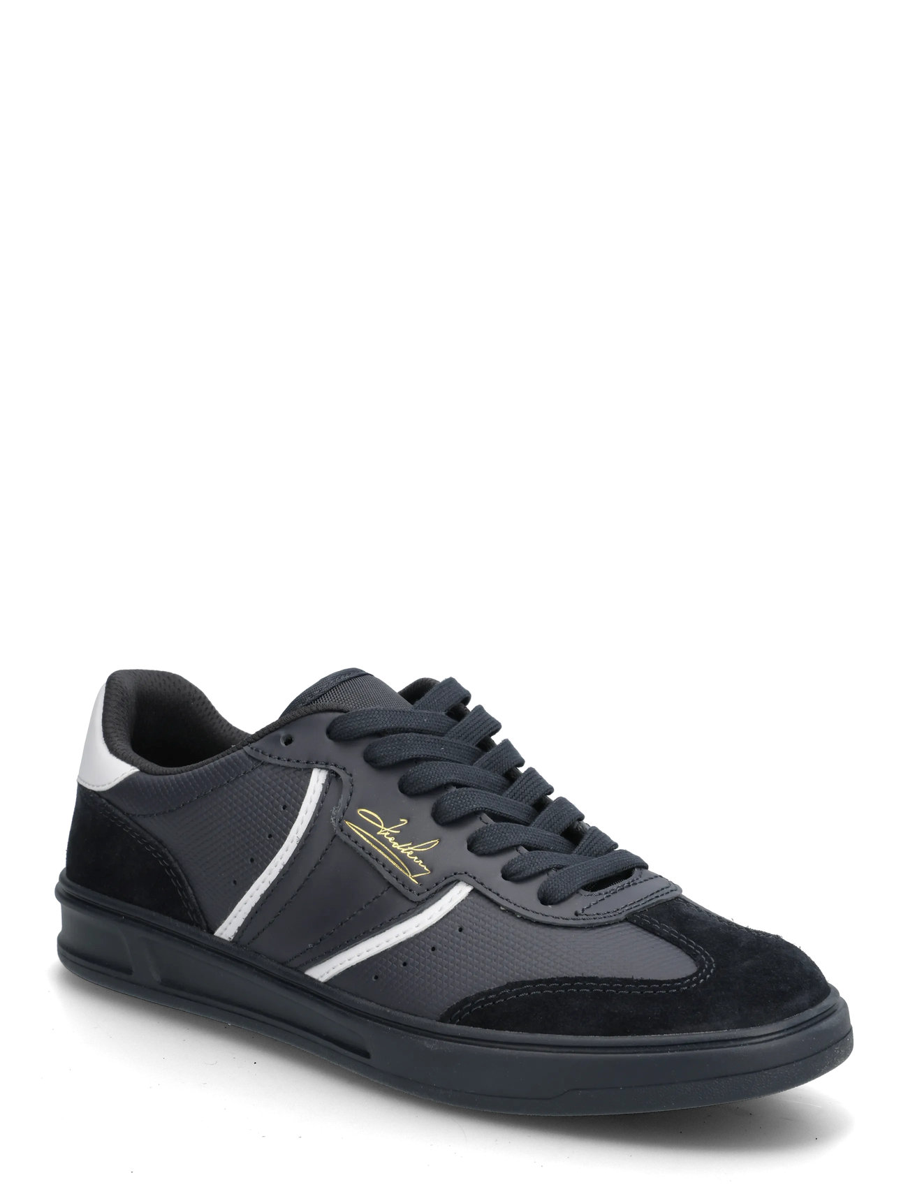 FRED PERRY B4 Embossed Lthr / Wildleder Schwarz - 44 - Herren