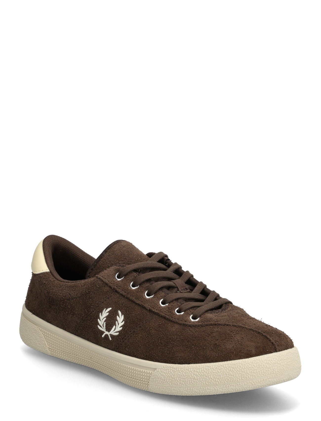 Fred Perry Tennis Shoe Suede, 45, Brown, Sneakers > Sneakers Med Lav Top, Herre