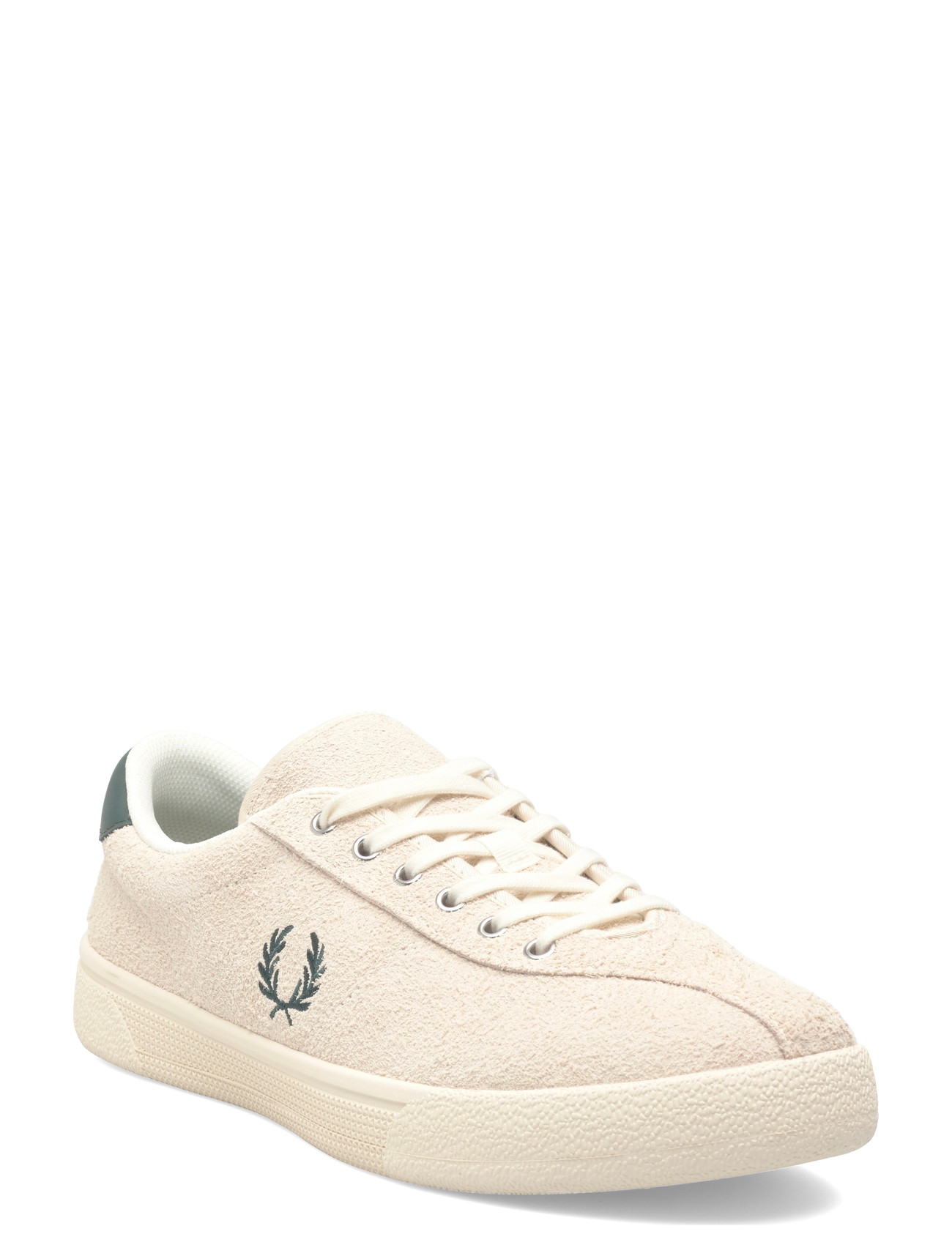 Fred Perry Tennis Shoe Suede, 46, Cream, Sneakers > Sneakers Med Lav Top, Herre