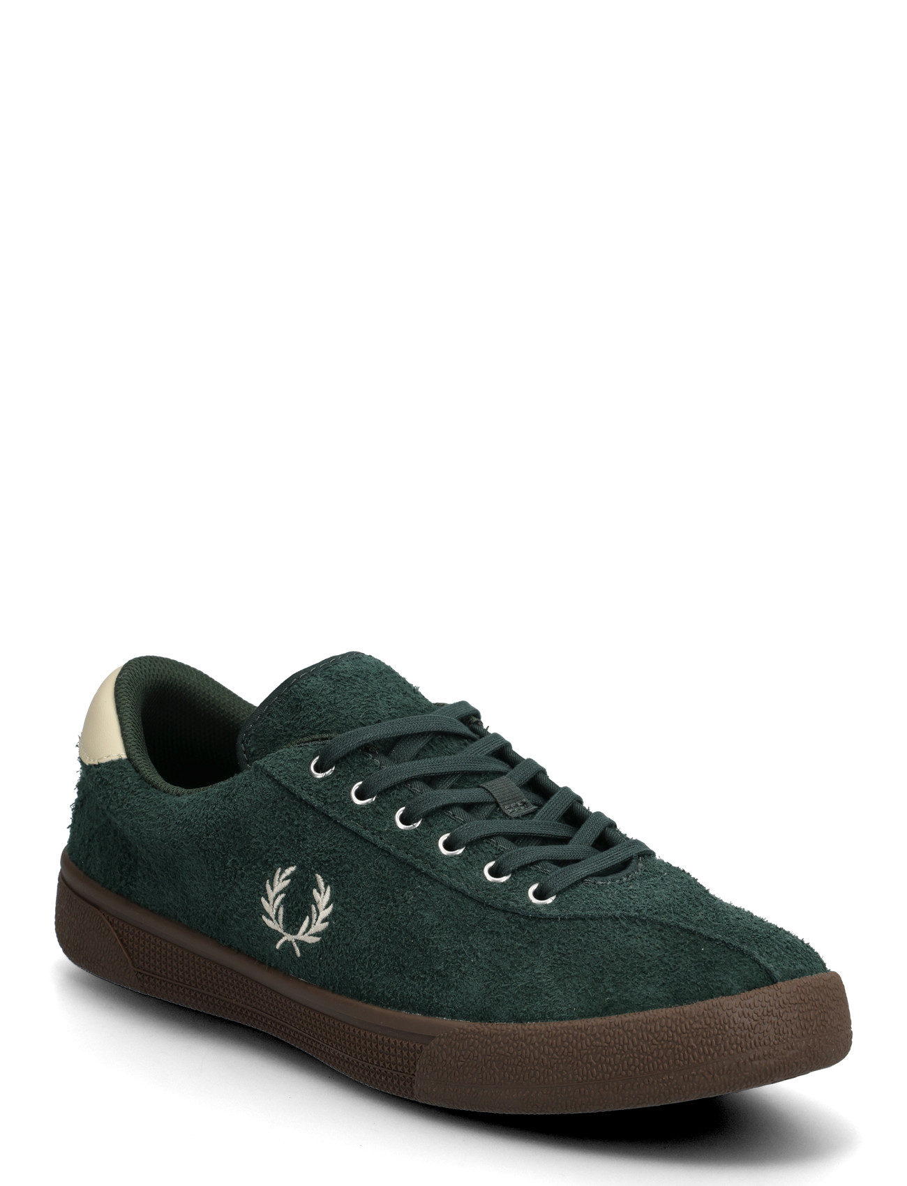 Fred Perry Tennis Shoe Suede, 45, Green, Sneakers > Sneakers Med Lav Top, Herre