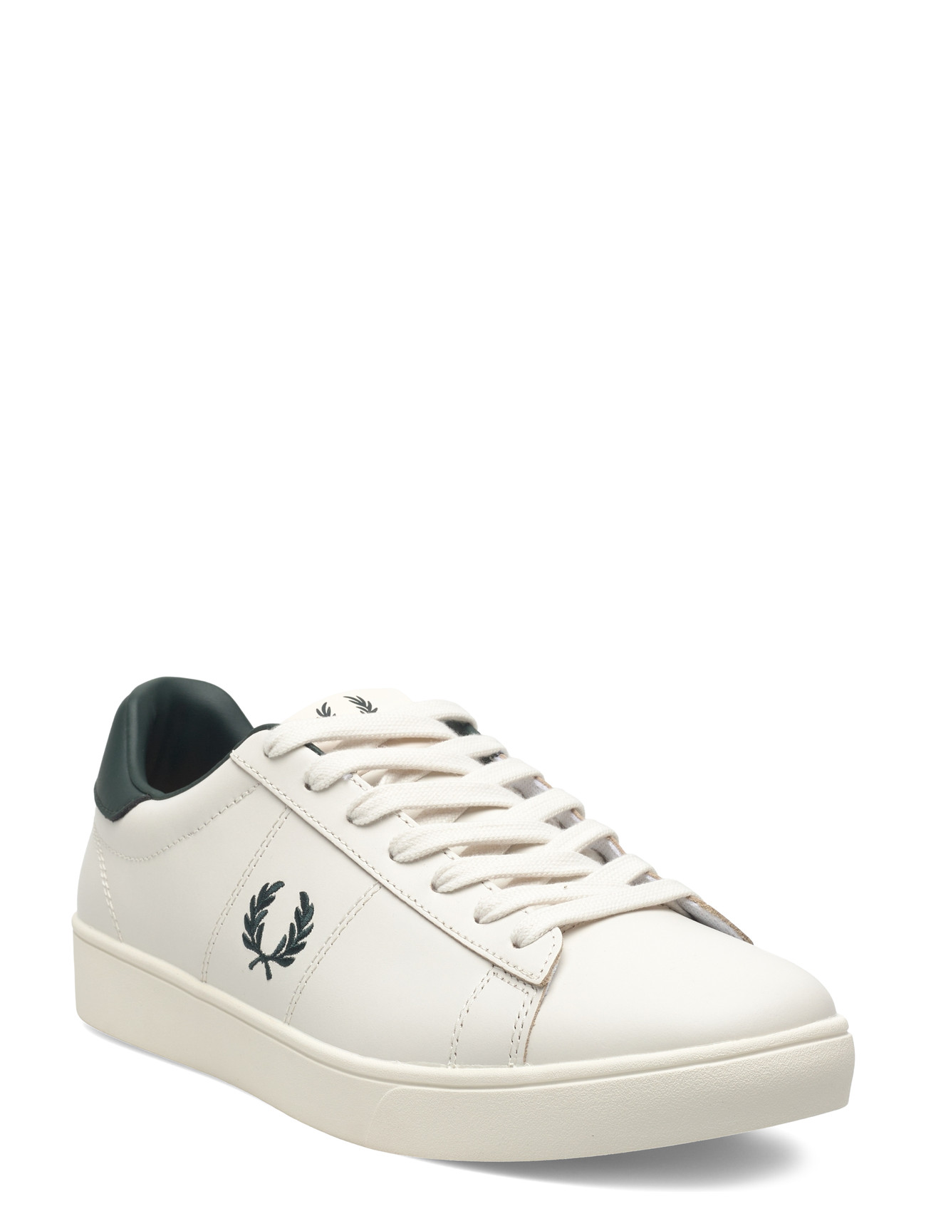 Fred Perry Spencer Leather, 40, White, Sneakers > Sneakers Med Lav Top, Herre