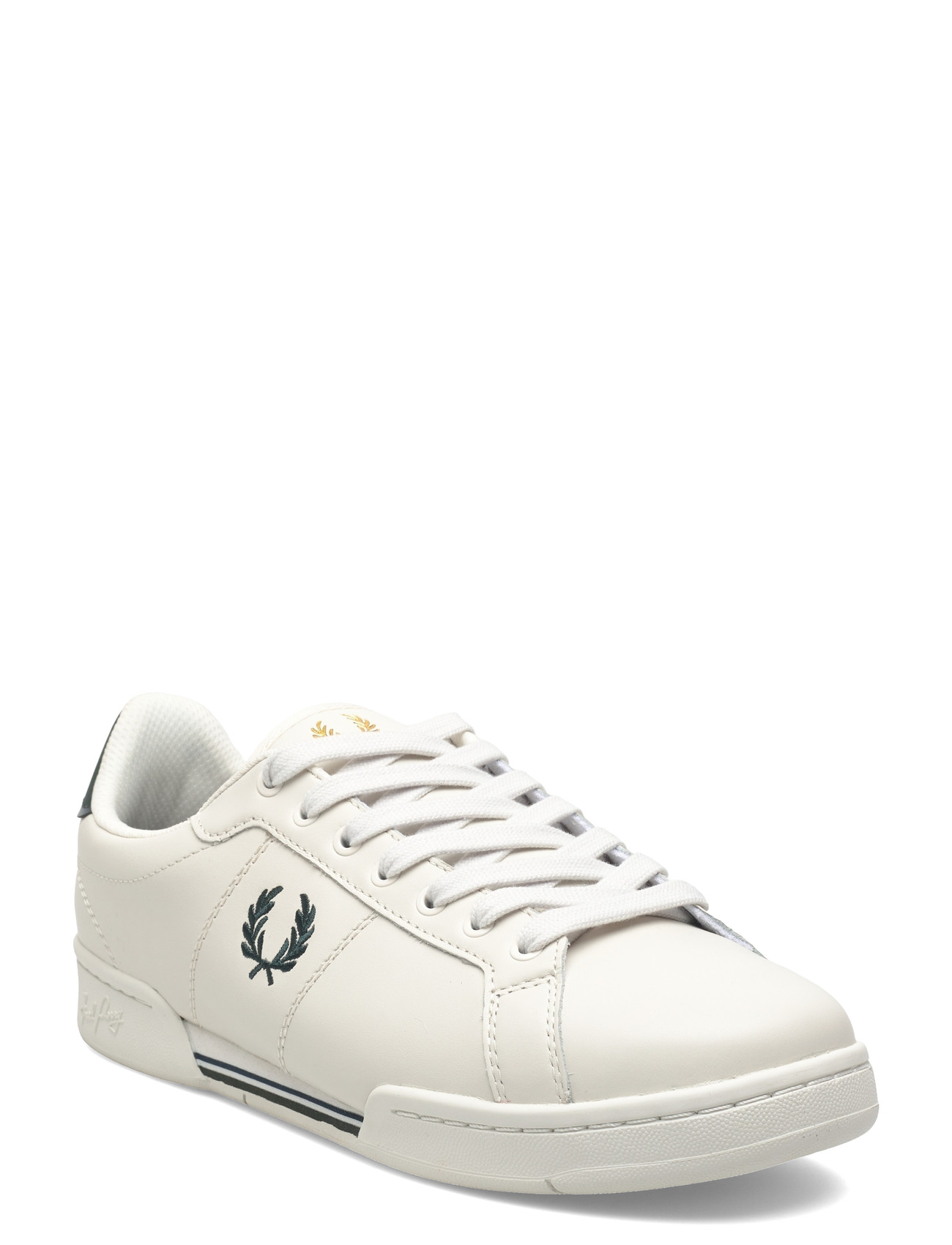 Fred Perry B722 Leather, 41, Cream, Sneakers > Sneakers Med Lav Top, Herre