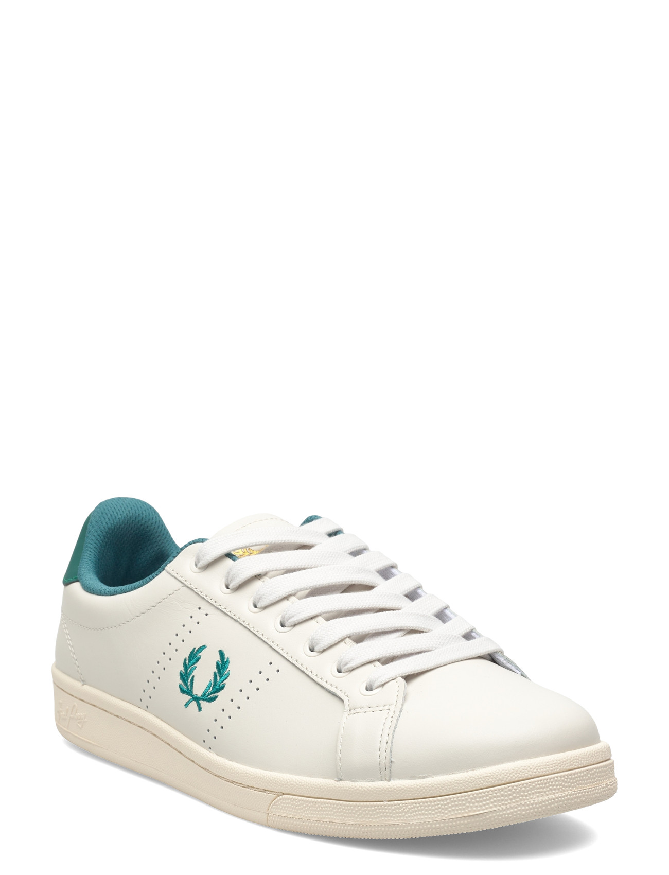 Fred Perry B721 Leather, 41, Cream, Sneakers > Sneakers Med Lav Top, Herre