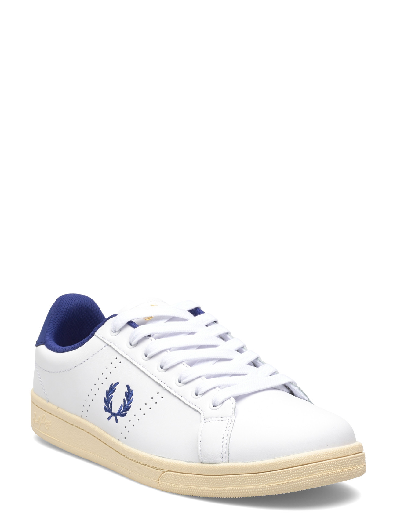 Fred Perry B721 Leather, 47, White, Sneakers > Sneakers Med Lav Top, Herre