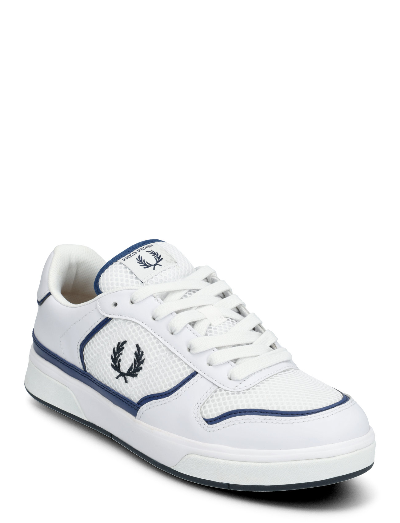 B300 Leather/Mesh Low-top Sneakers White Fred Perry