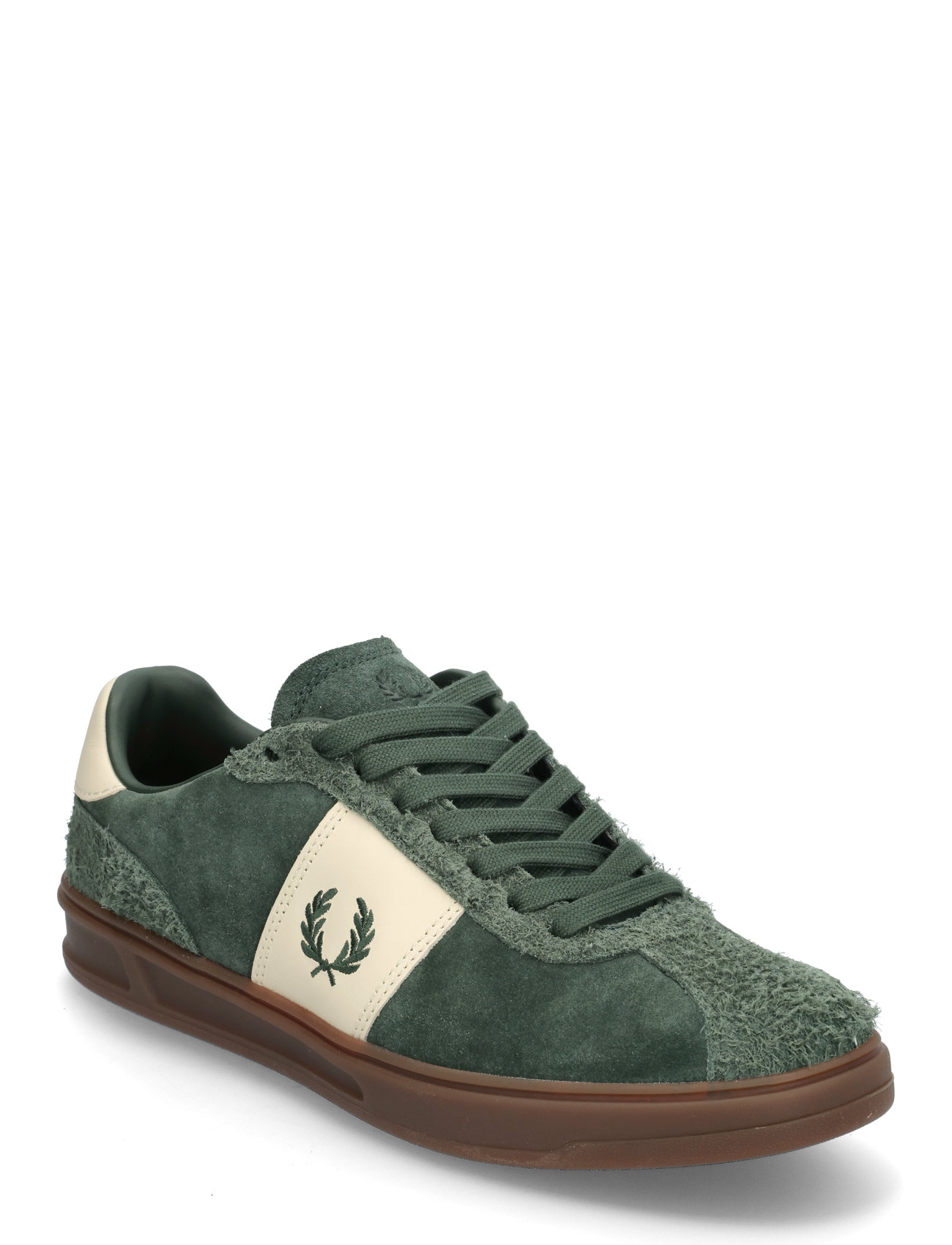 Fred Perry B4 Suede/Leather Grön