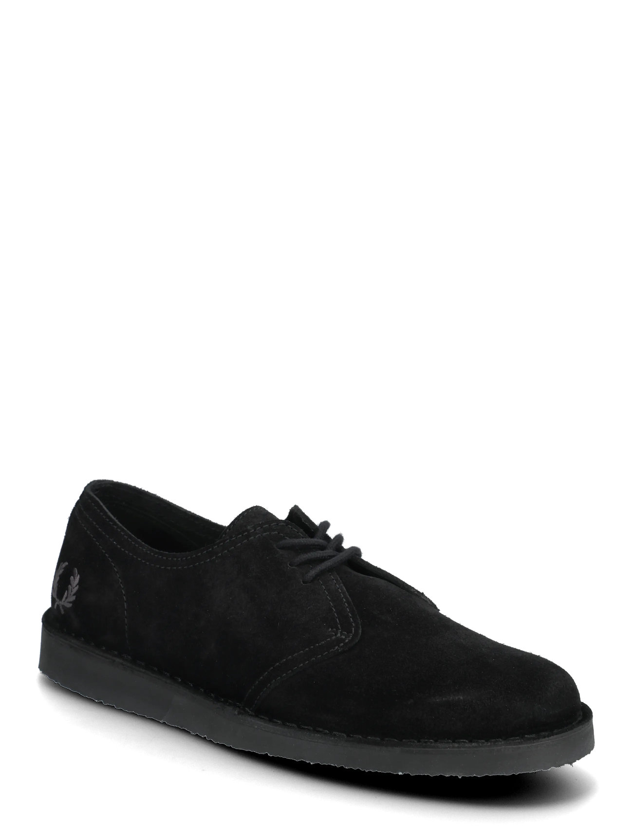 Fred Perry Linden Suede, 40, Black, Business > Derby Sko, Herre