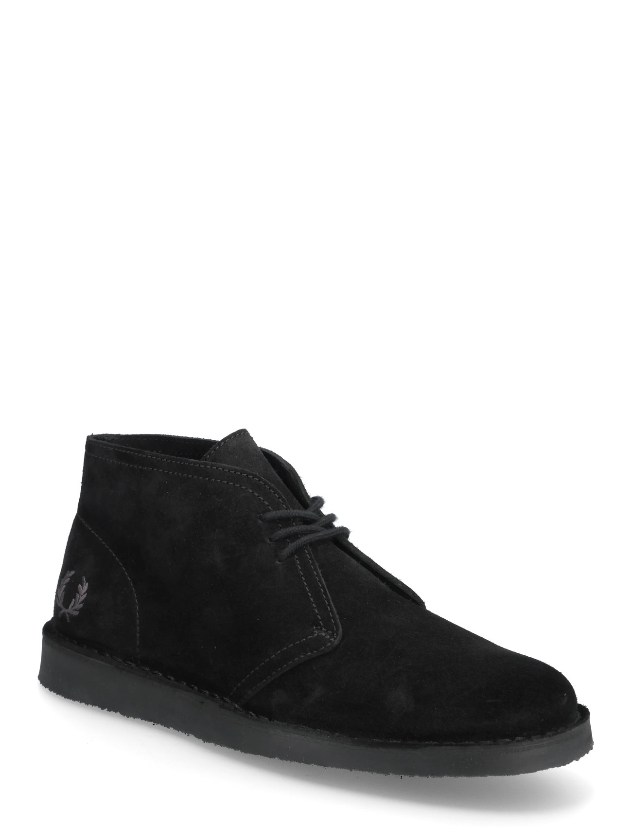FRED PERRY Hawley Wildleder Schwarz - 42 - Herren
