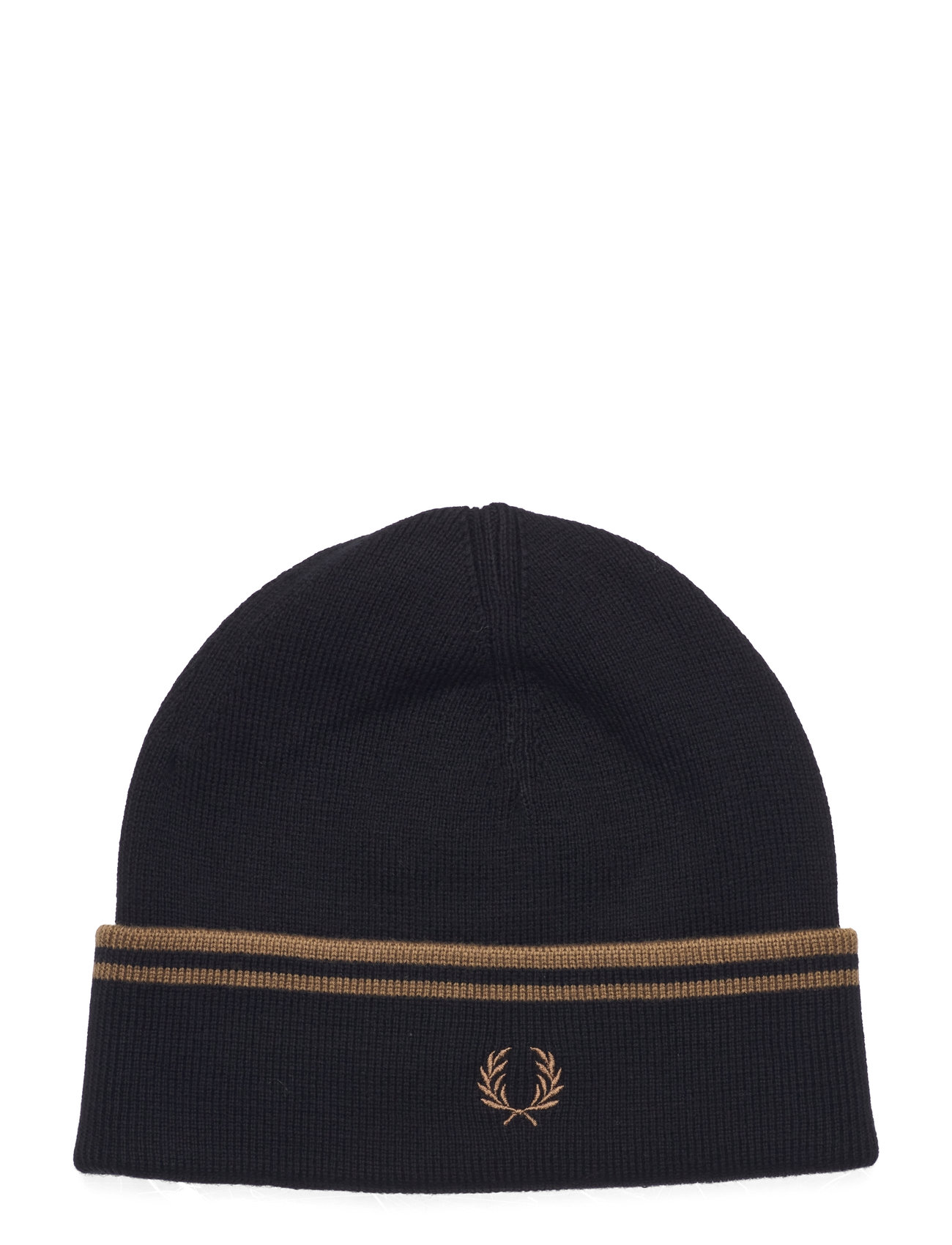 T/T Merino Wool Beanie Accessories Headwear Beanies Black Fred Perry